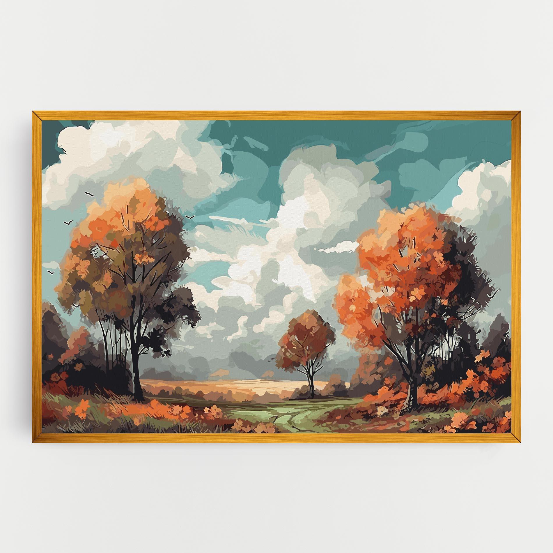 Картина на платно Autumn Art mockup 0