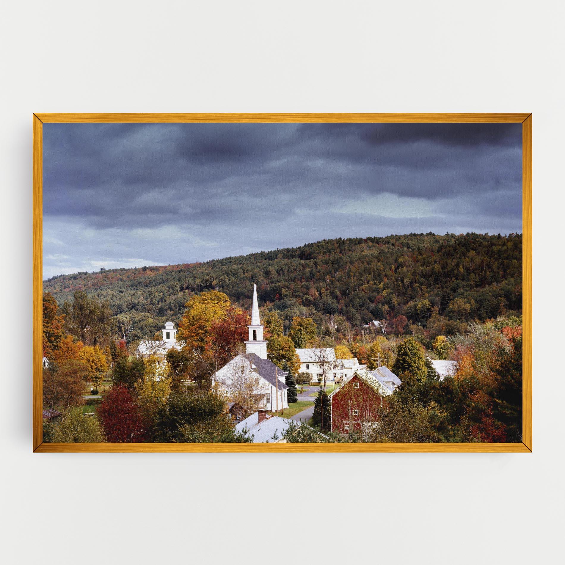 Картина на платно Autumn Trees mockup 0