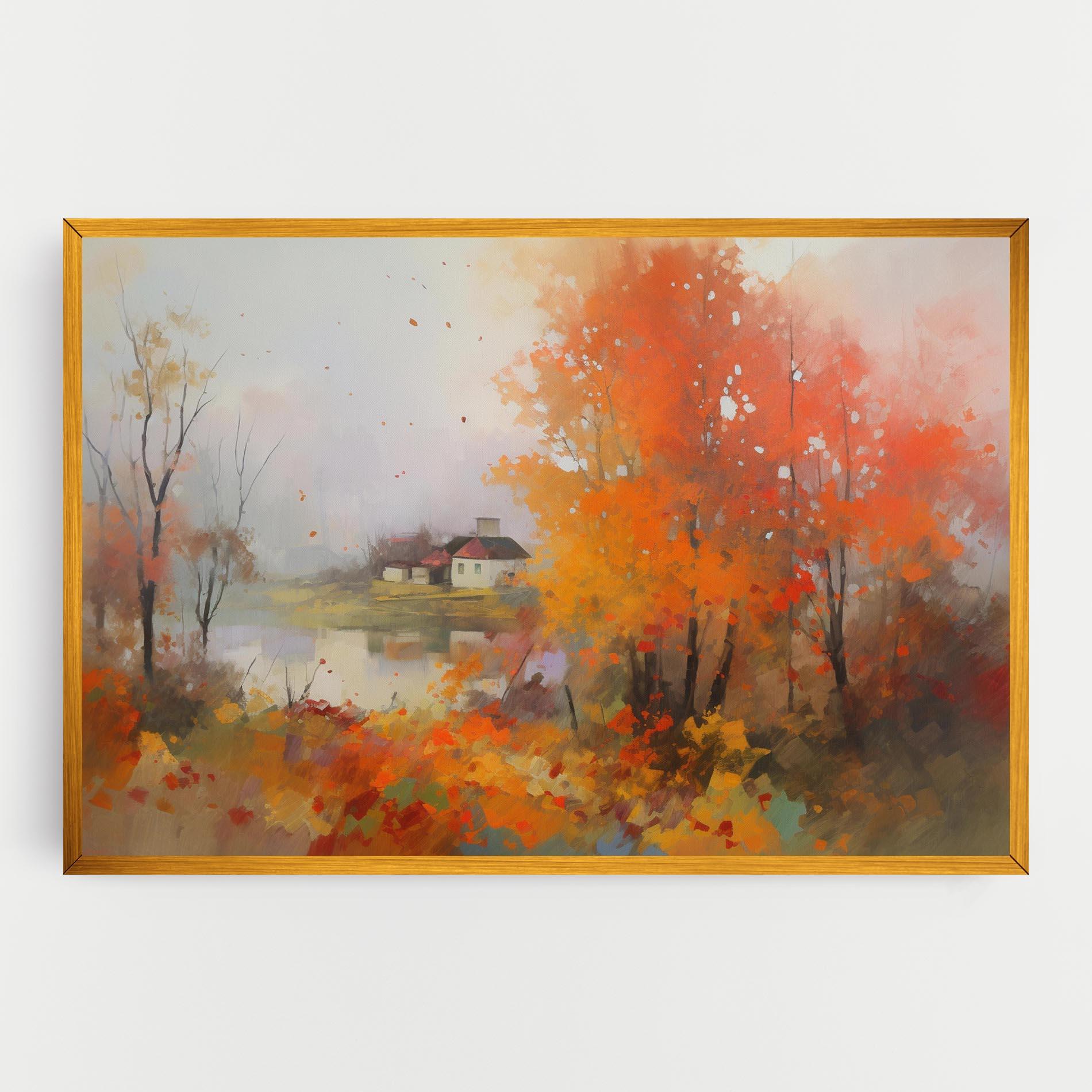 Картина на платно Autumnal Painting mockup 0