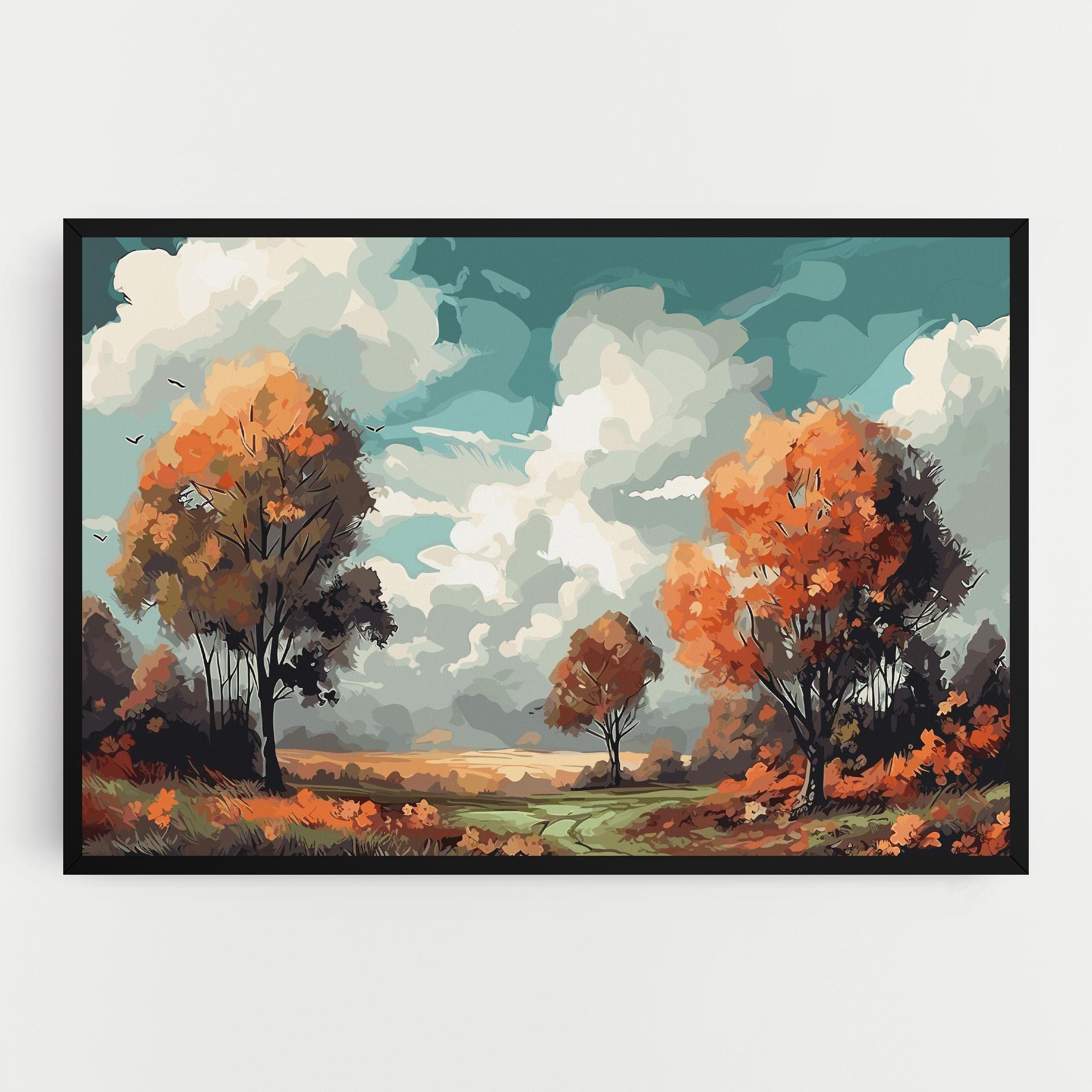 Картина на платно Autumn Art mockup 0