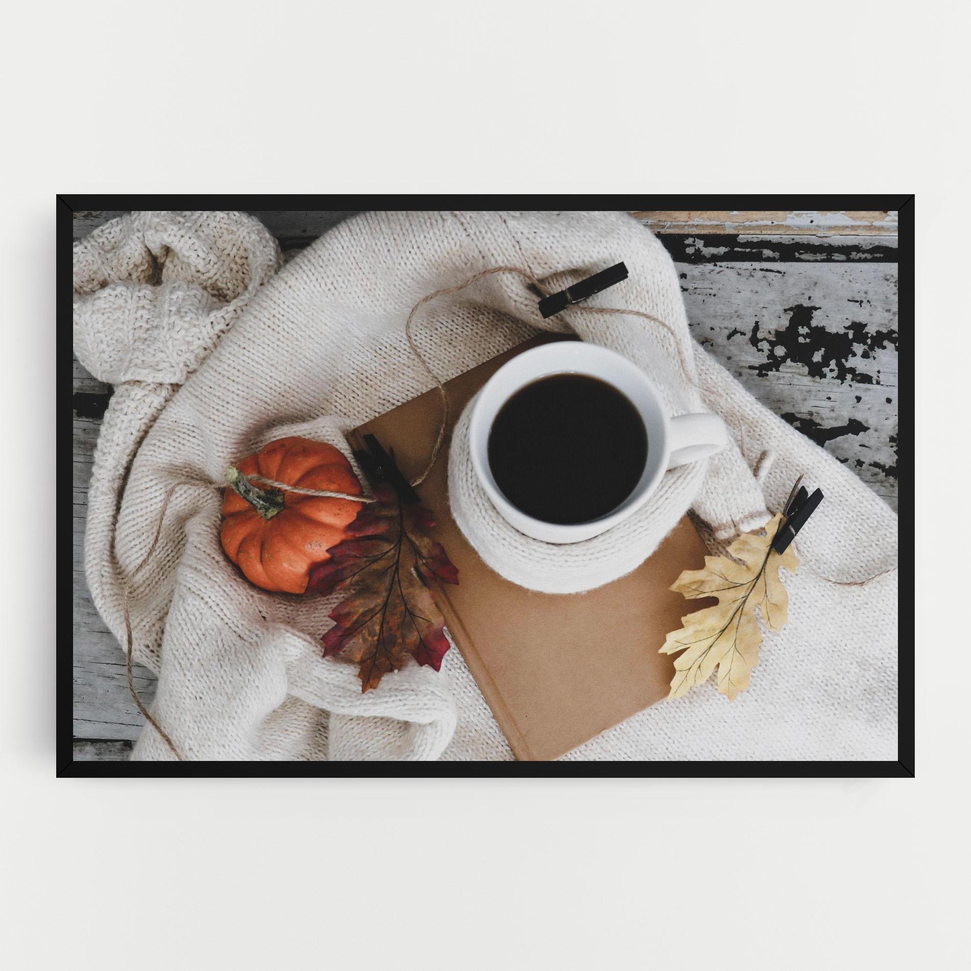 Картина на платно Autumn Coffee mockup 0