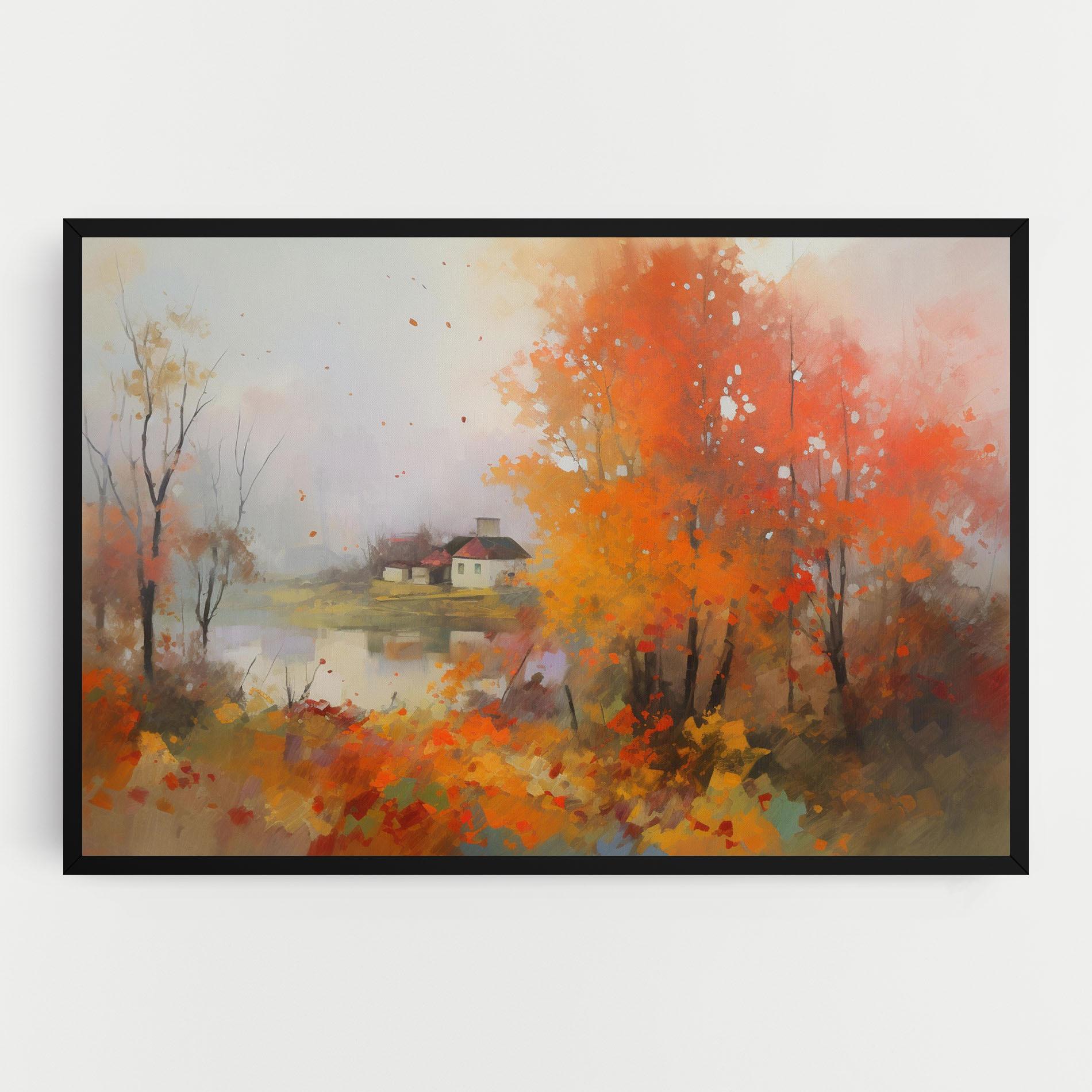 Картина на платно Autumnal Painting mockup 0