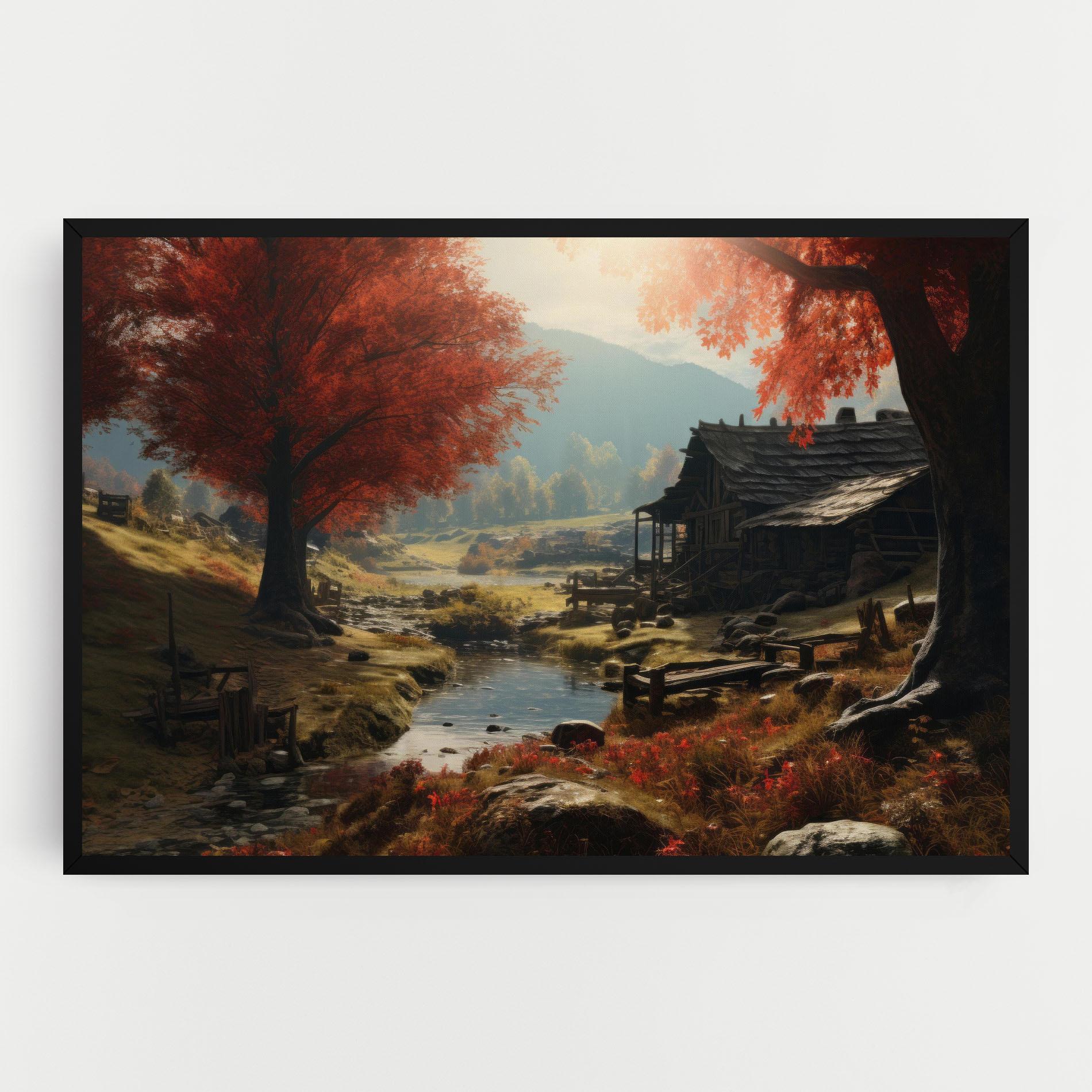 Картина на платно Wild Hunt mockup 0