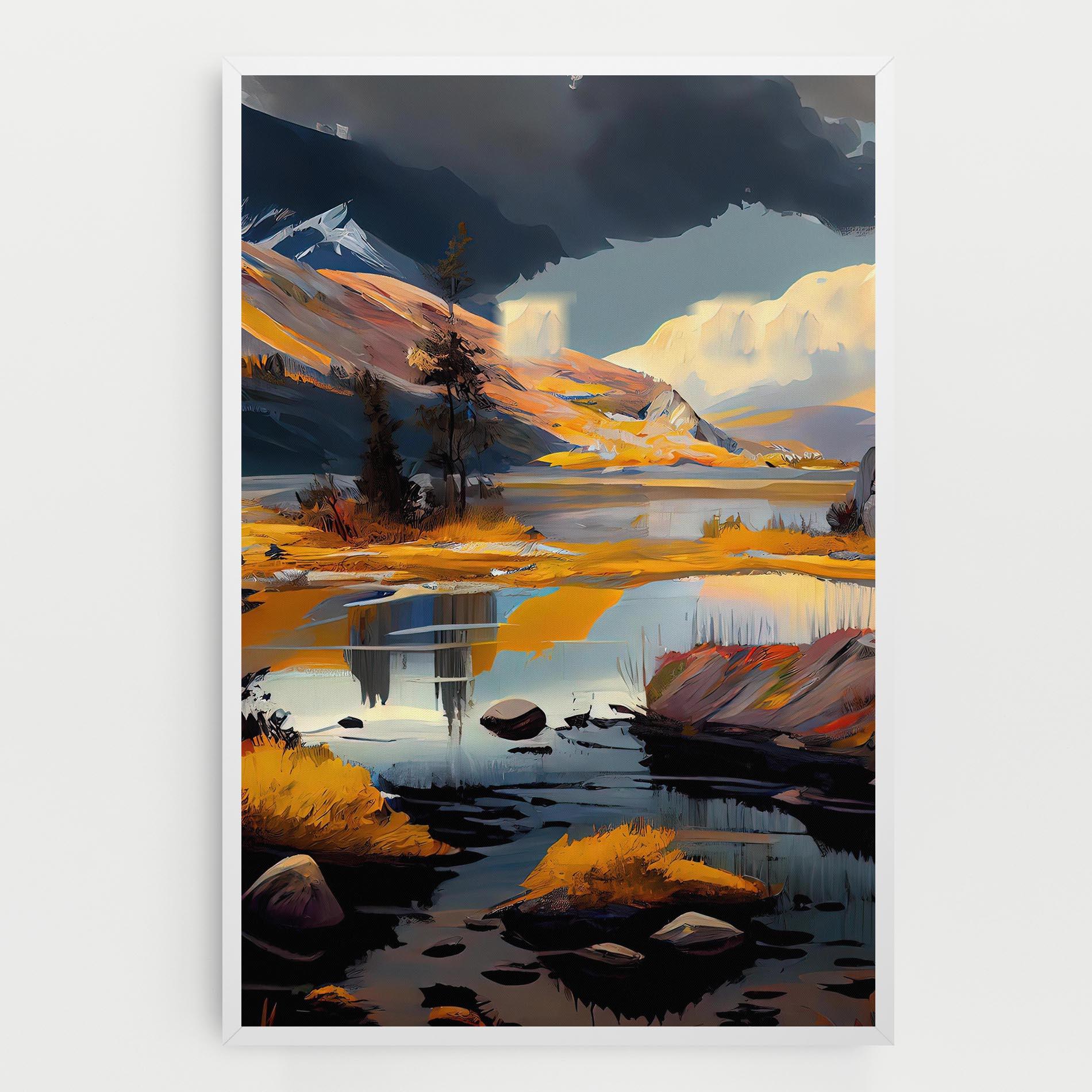 Картина на платно Autumn Landscape mockup 0