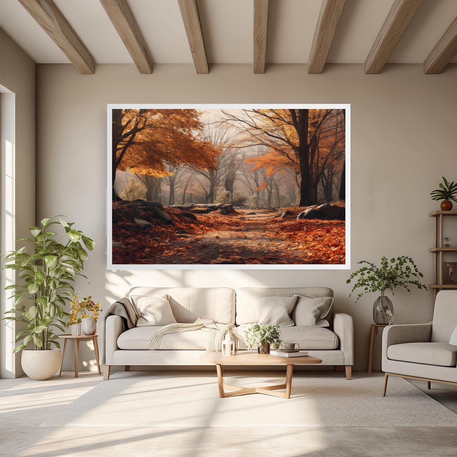 Картина на платно Autumn Forest mockup 6