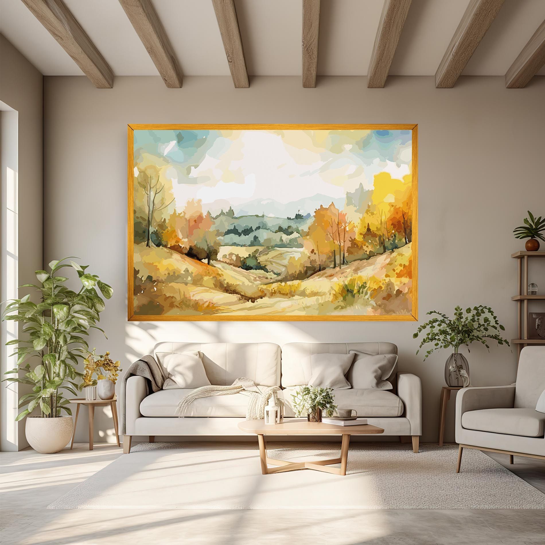 Green Yellow Autumn mockup 6