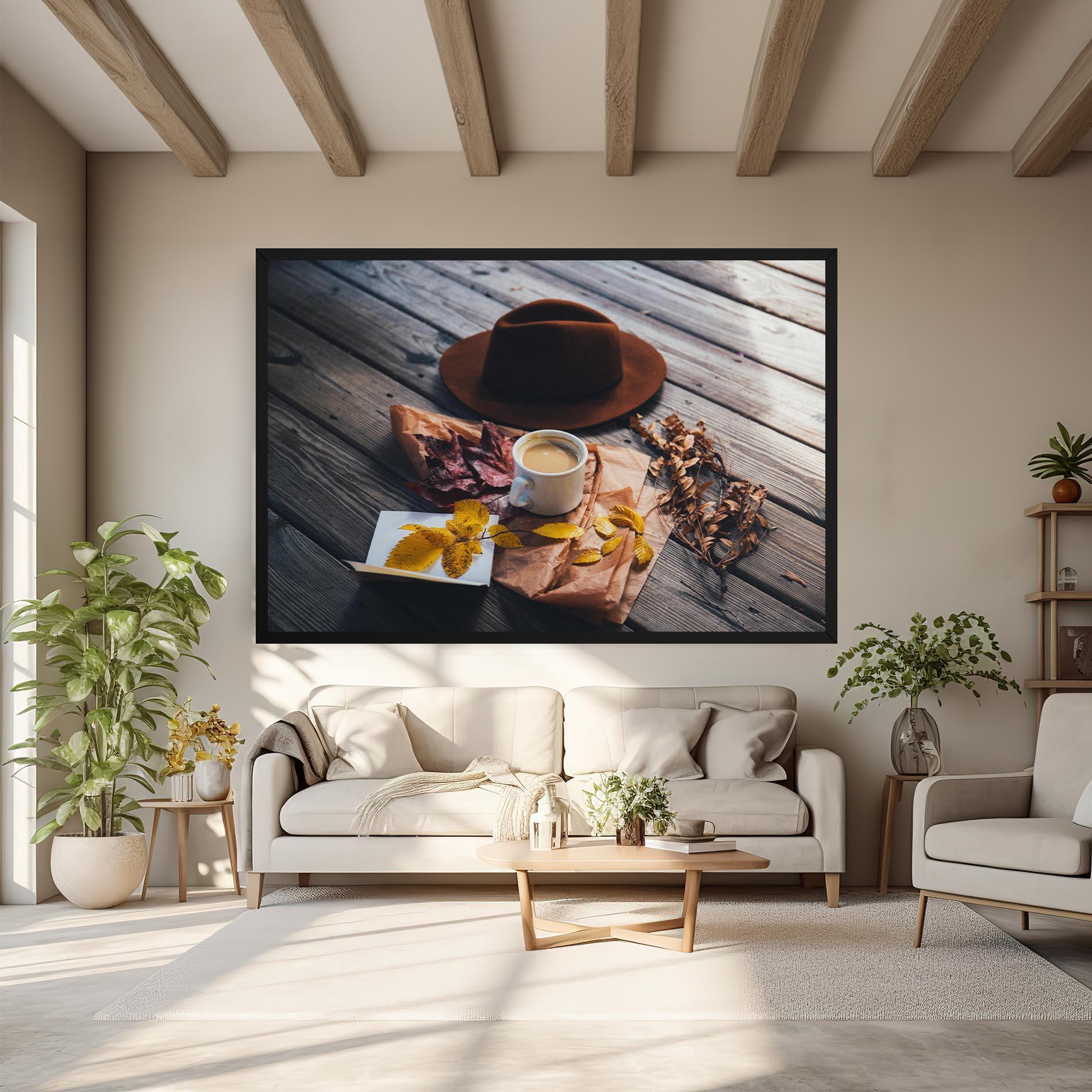 Картина на платно Autumn Coffee Vibe mockup 6