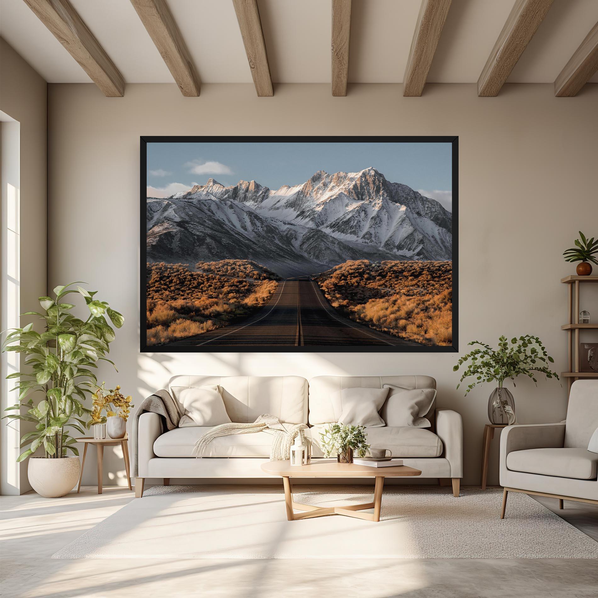 Картина на платно Autumn Mountain View mockup 6