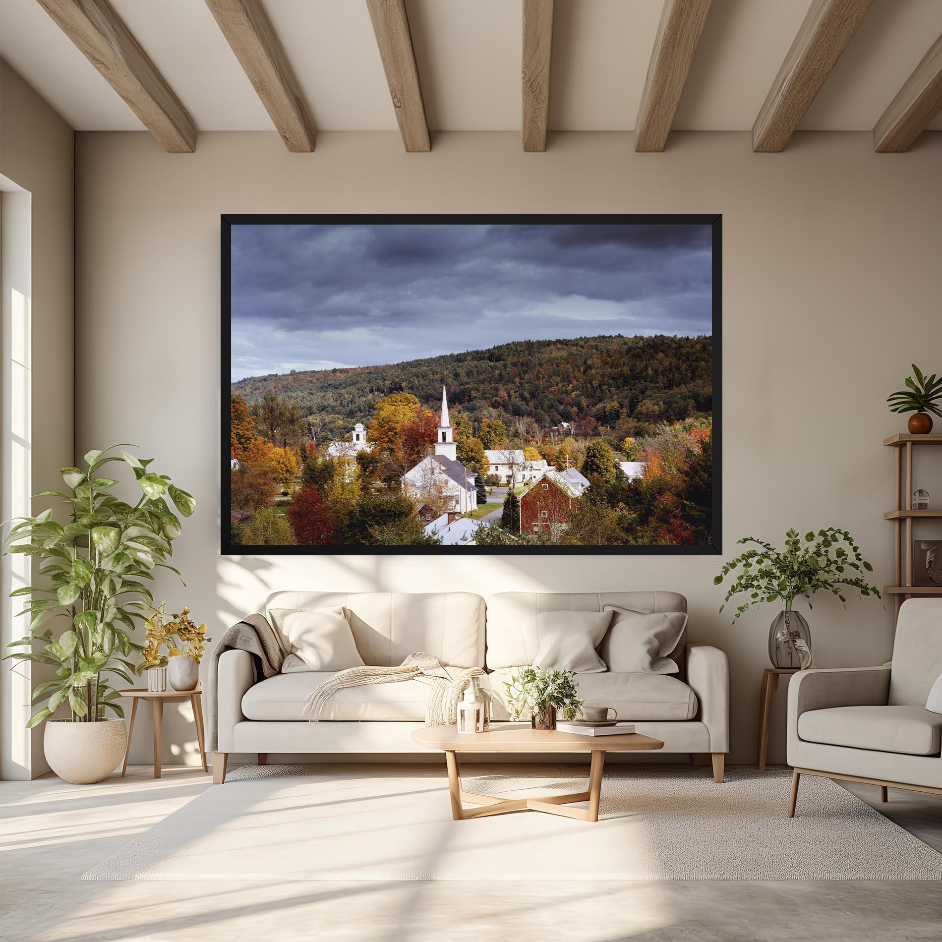 Картина на платно Autumn Trees mockup 6