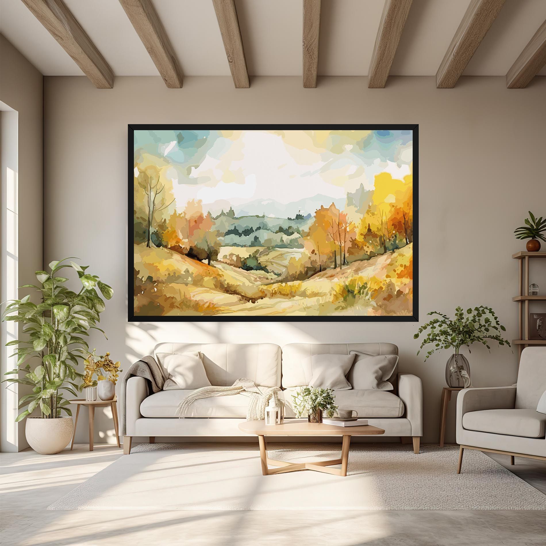 Green Yellow Autumn mockup 6