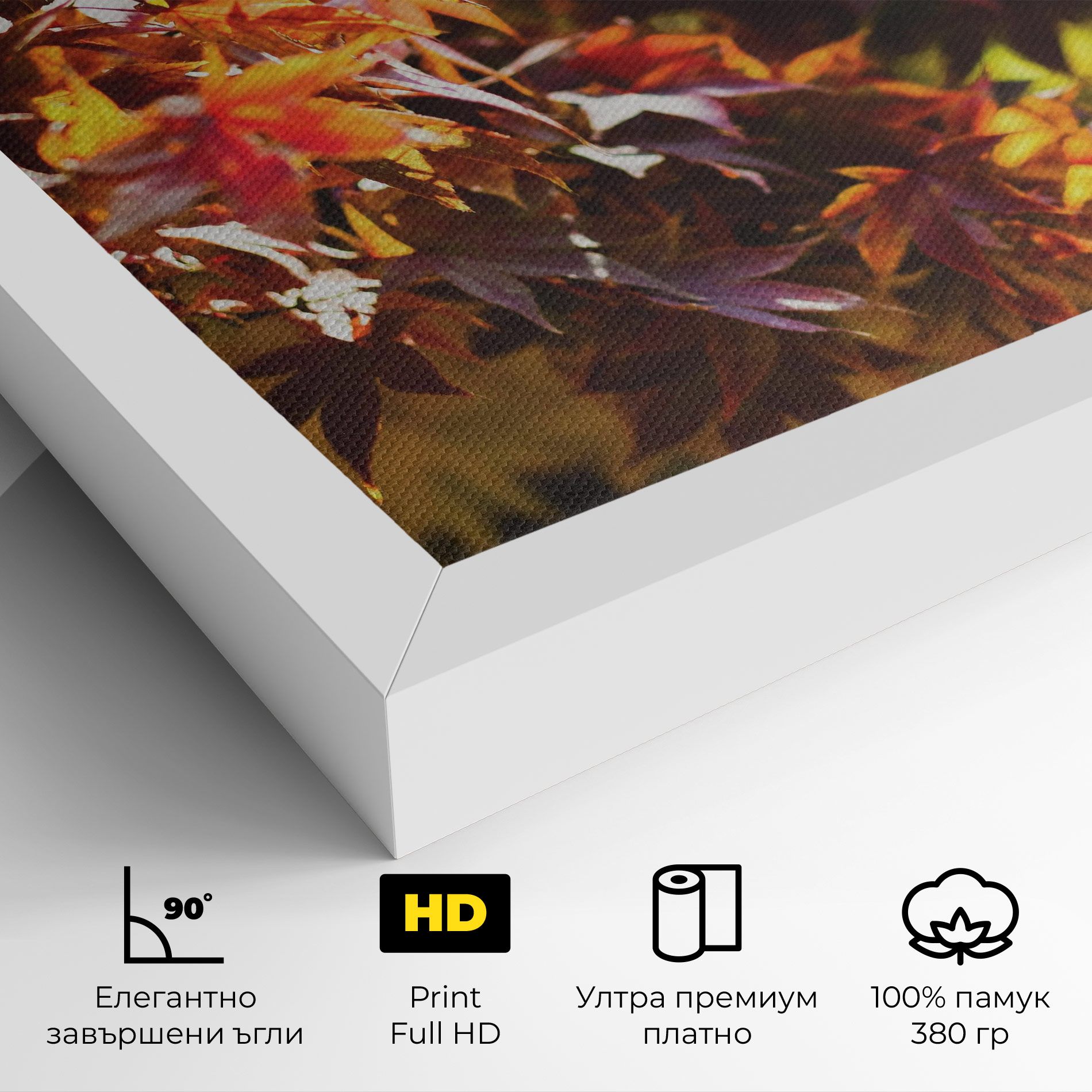 Dark Red Leaves mockup 4