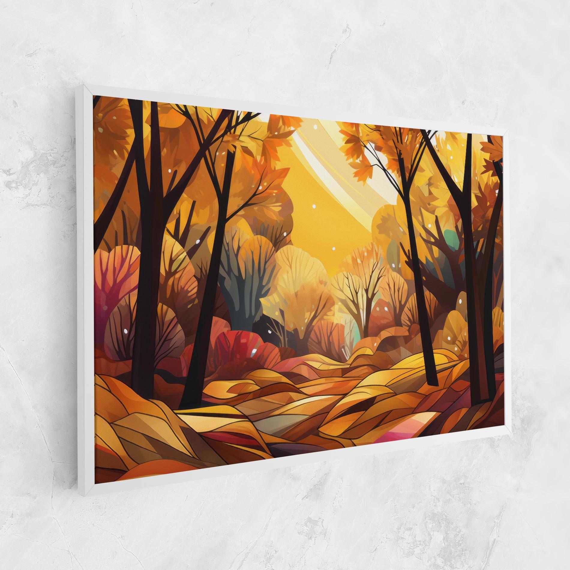 Картина на платно Autumn Forest Art mockup 1