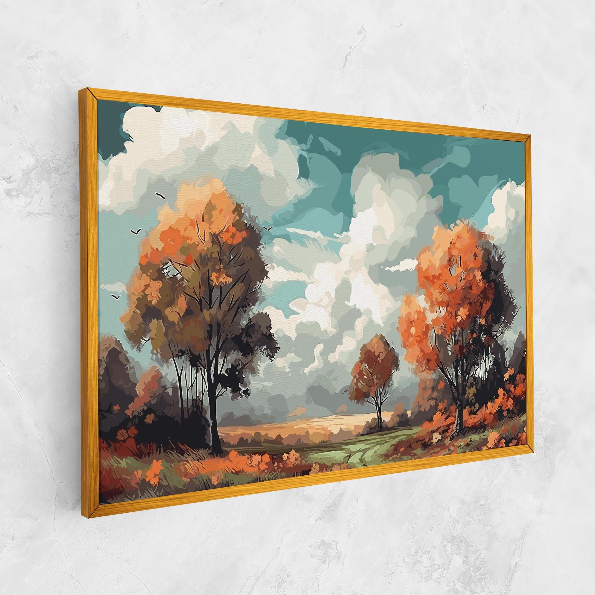 Картина на платно Autumn Art mockup 1