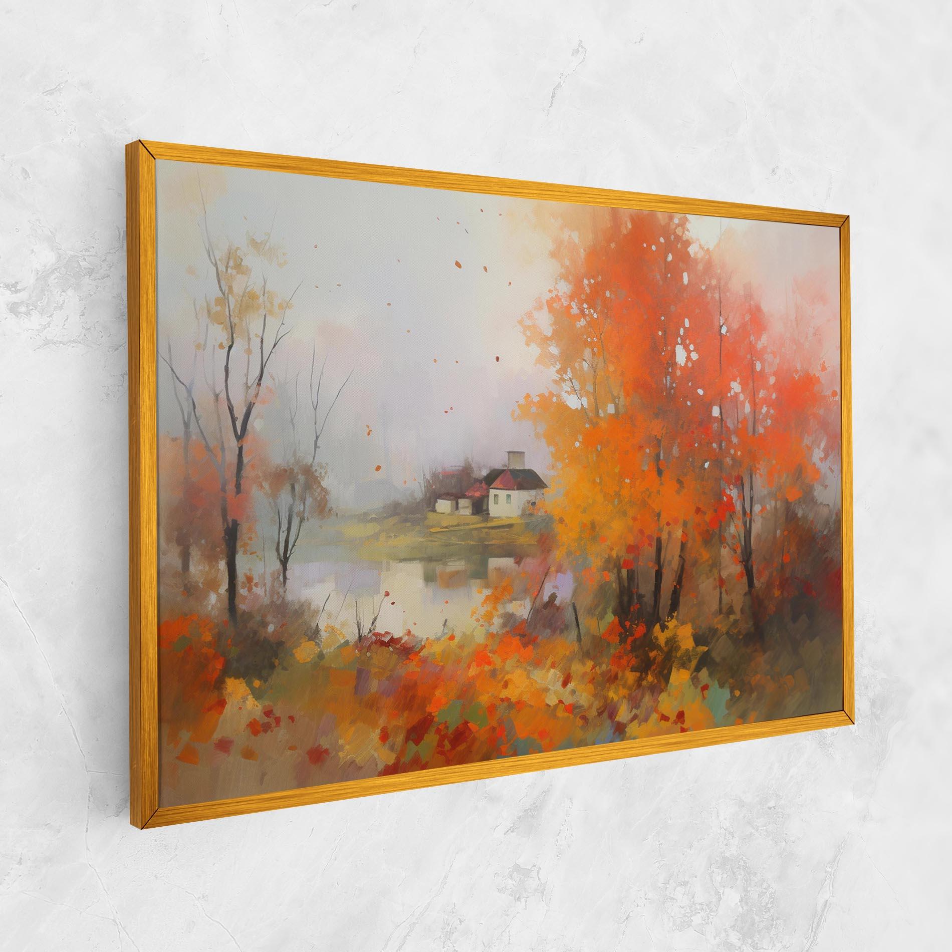 Картина на платно Autumnal Painting mockup 1
