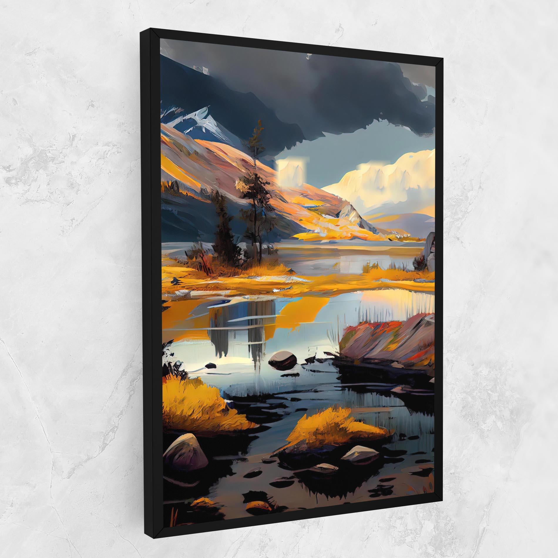 Картина на платно Autumn Landscape mockup 1