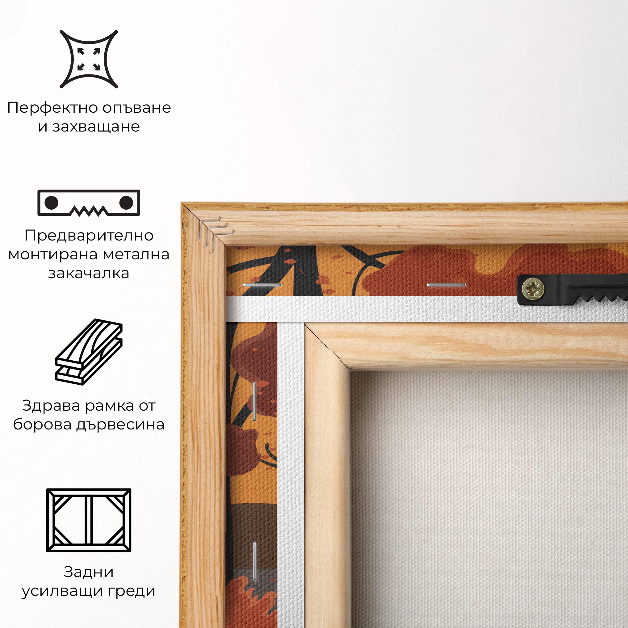 Картина на платно Autumn Couple mockup 5