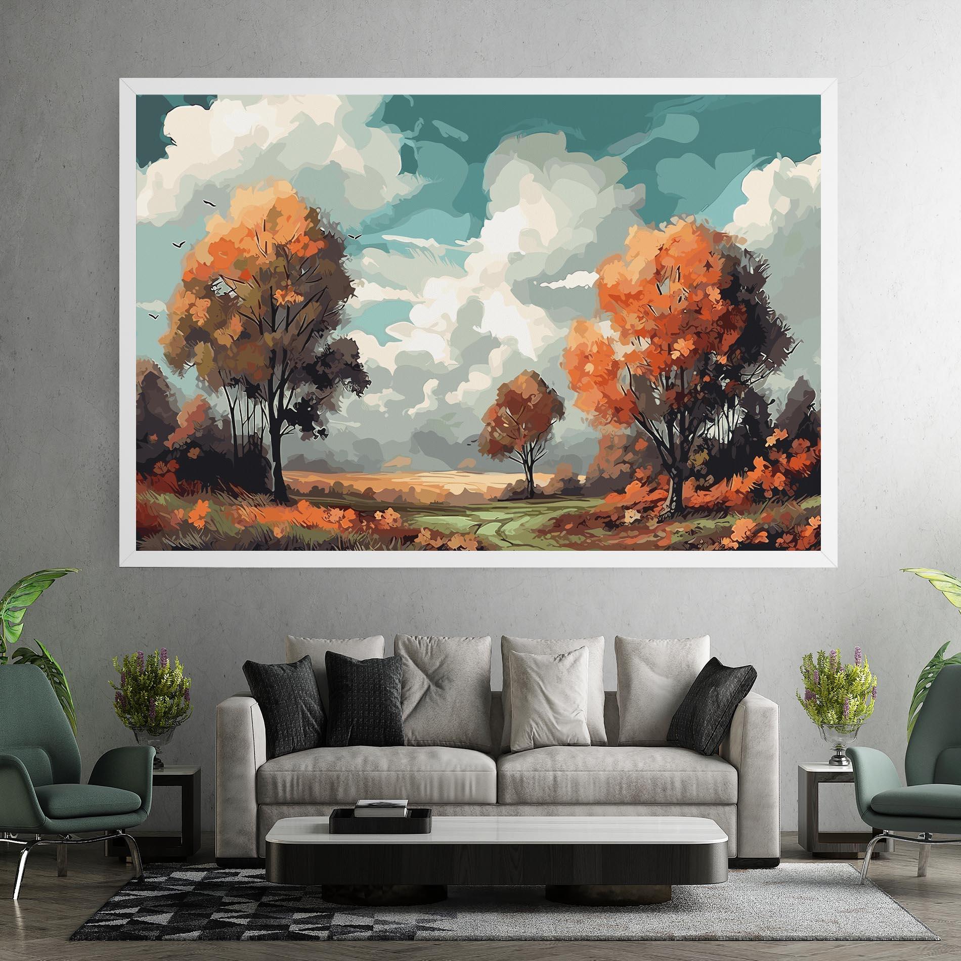 Картина на платно Autumn Art mockup 7
