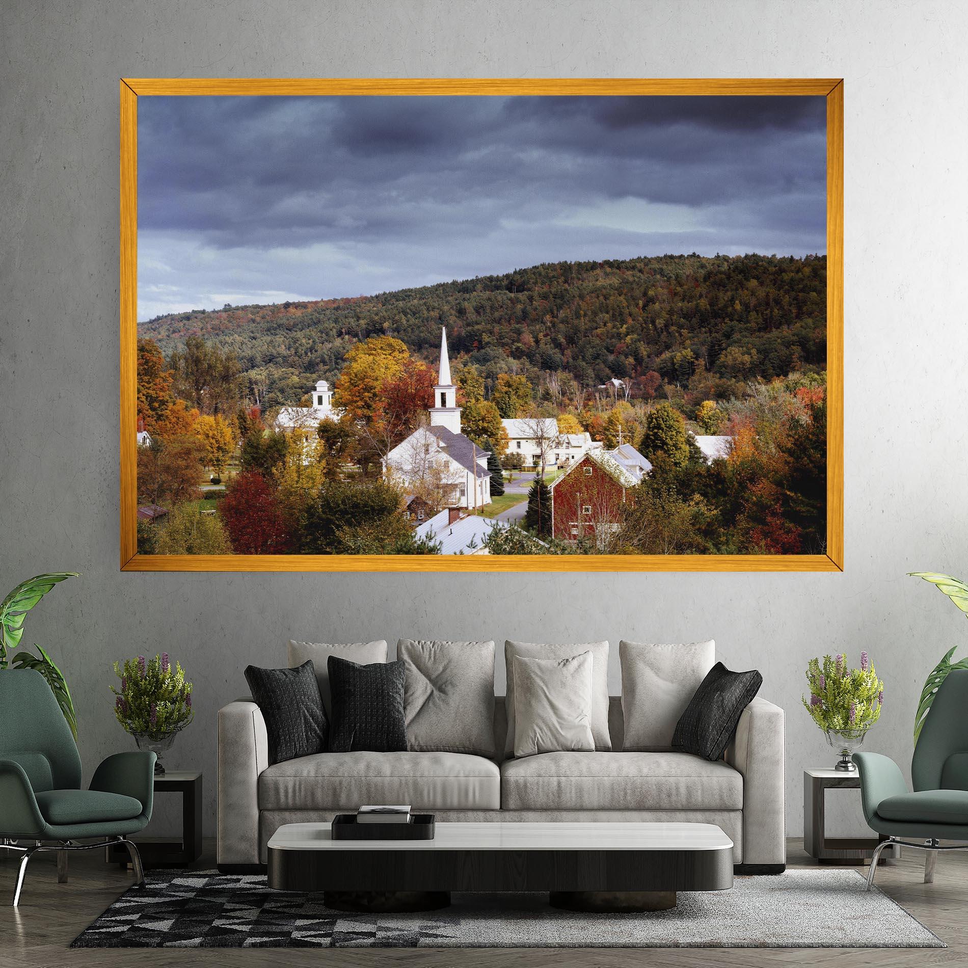 Картина на платно Autumn Trees mockup 7