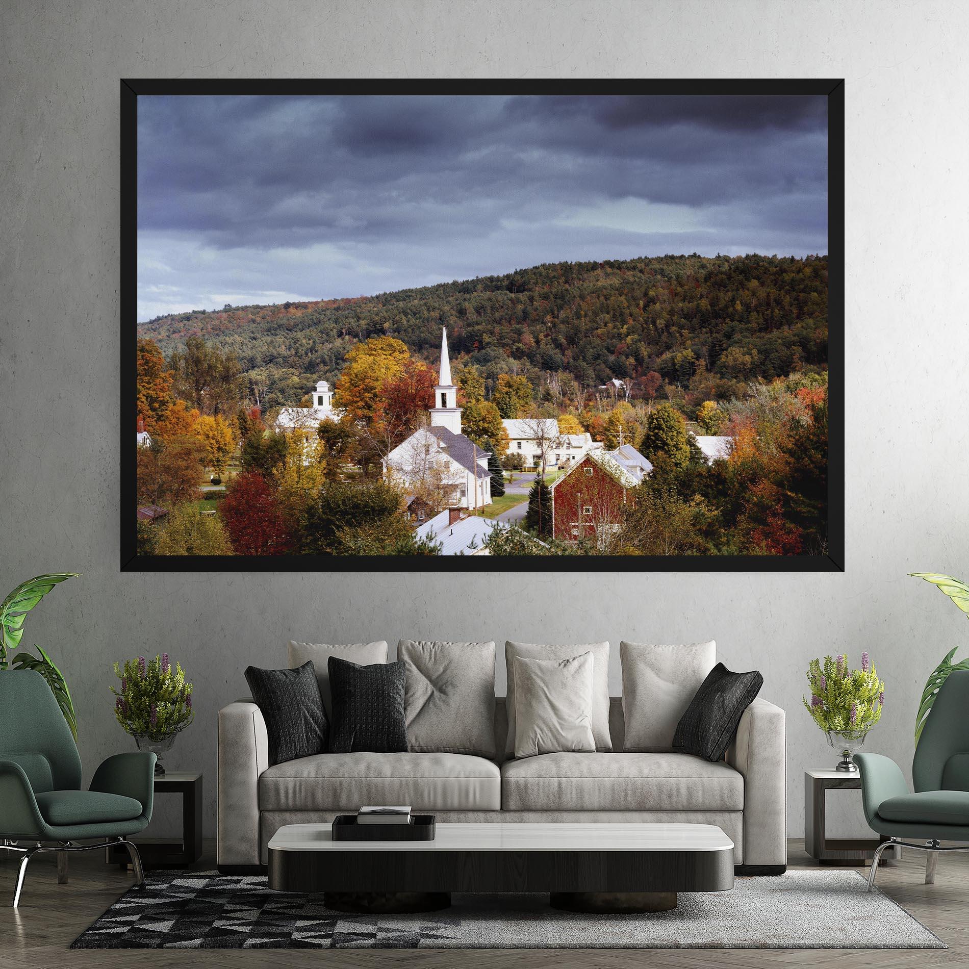 Картина на платно Autumn Trees mockup 7