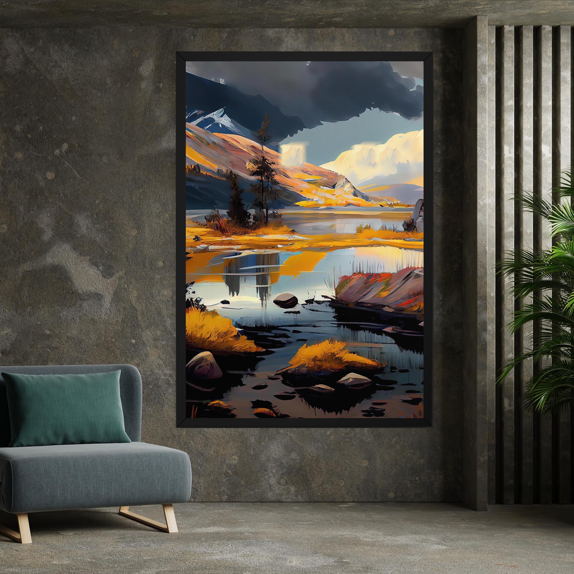 Картина на платно Autumn Landscape mockup 7