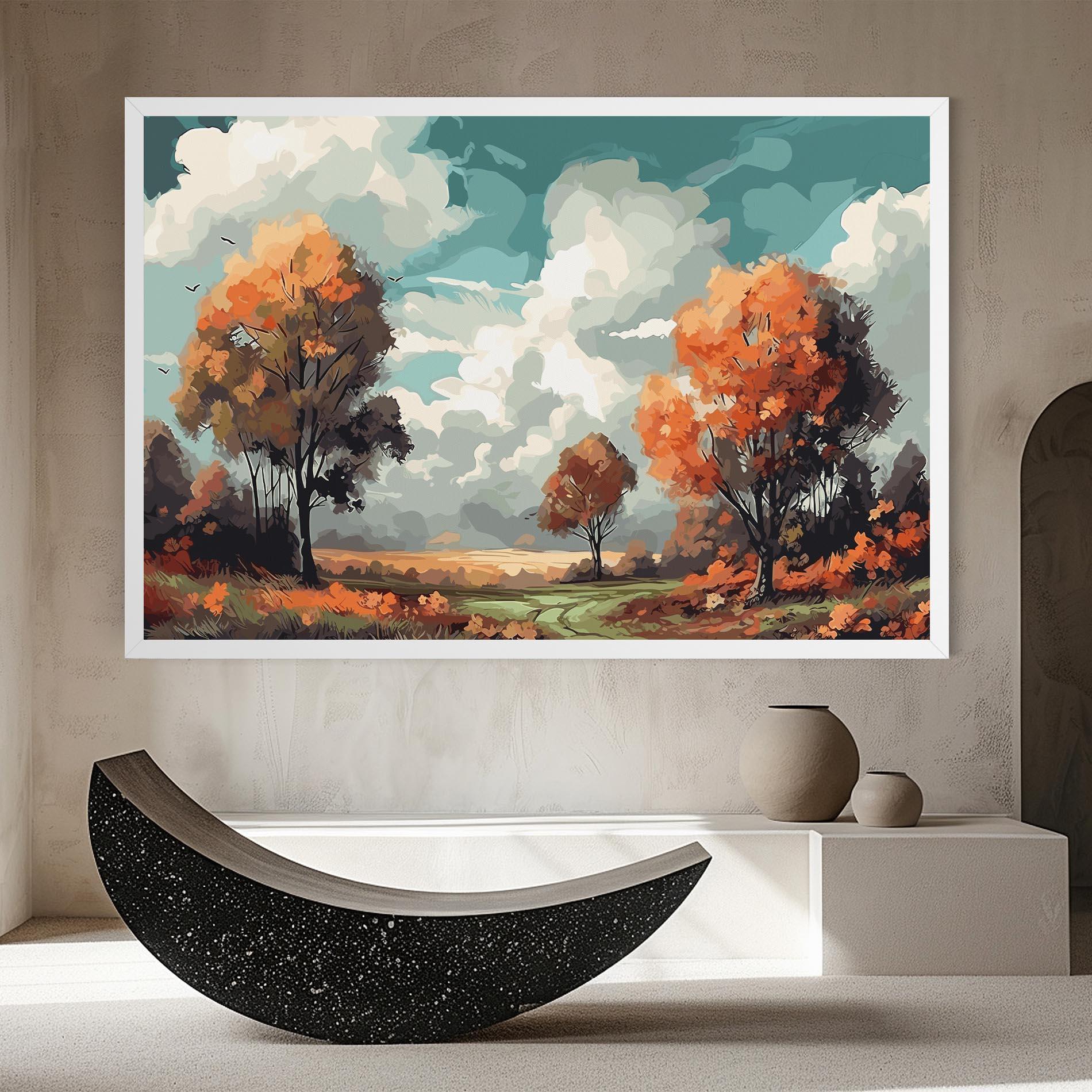Картина на платно Autumn Art mockup 8