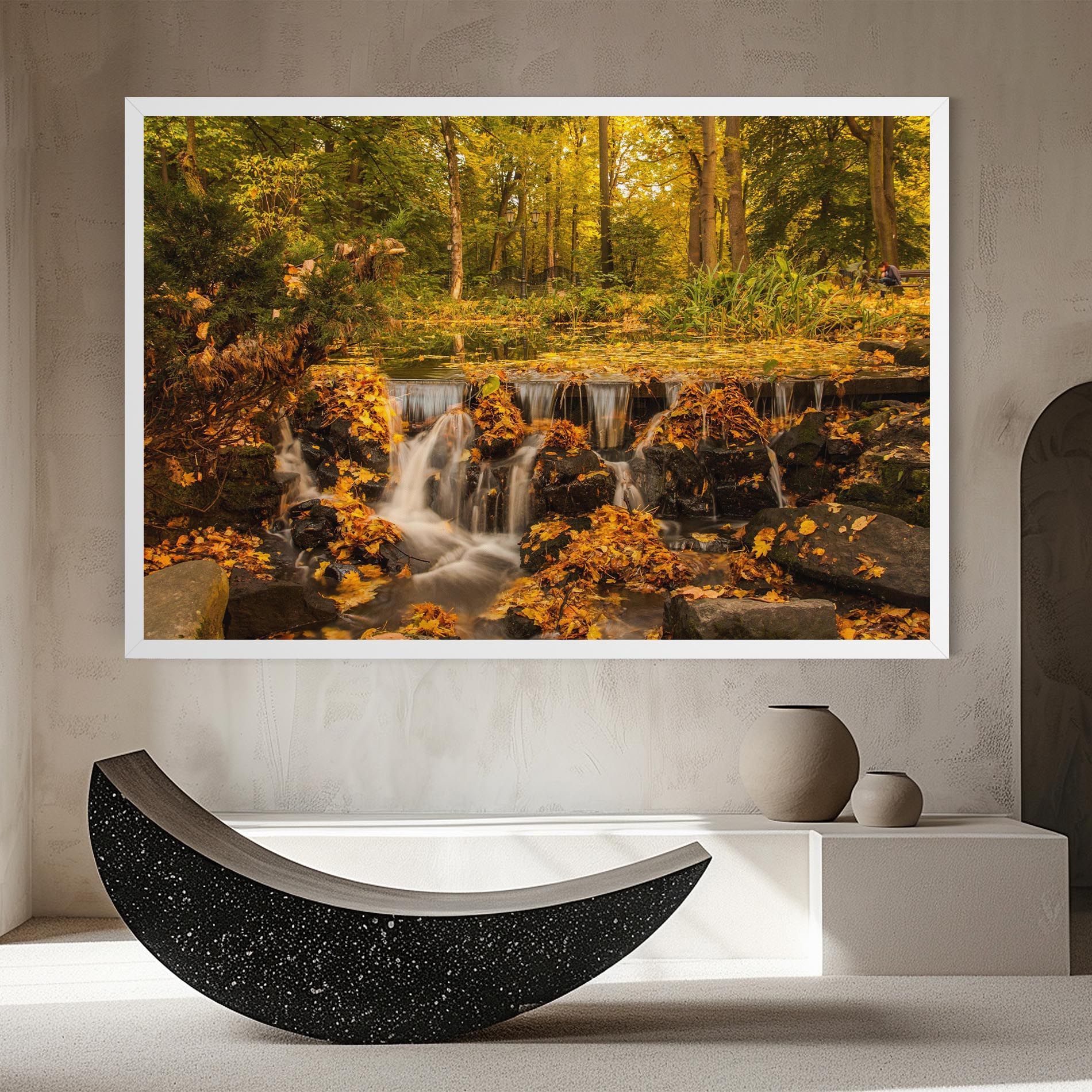 Autumn Waterfall mockup 8