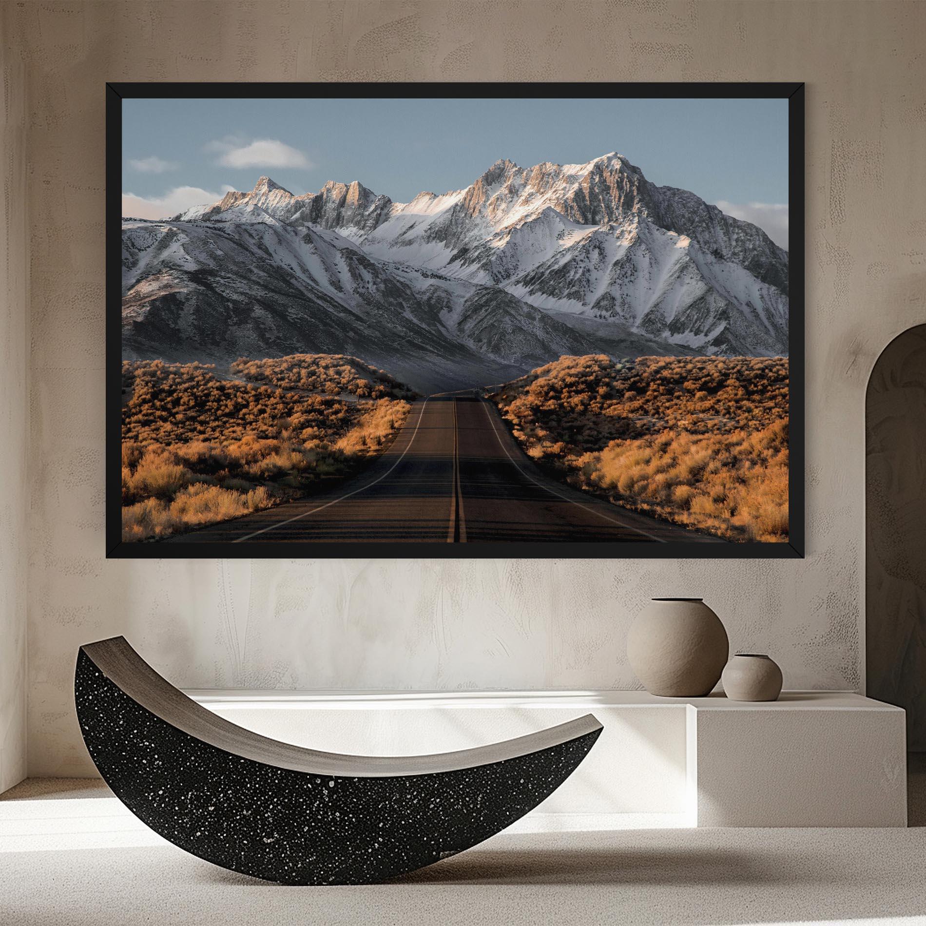 Картина на платно Autumn Mountain View mockup 8