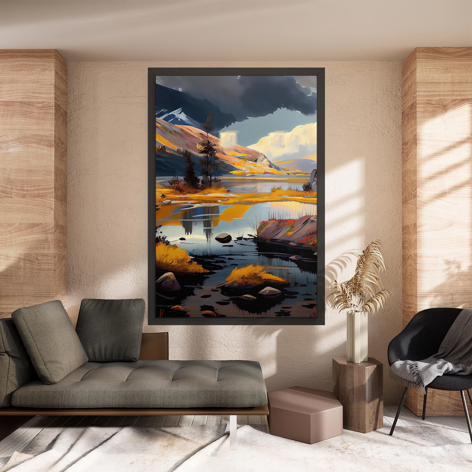 Картина на платно Autumn Landscape mockup 8