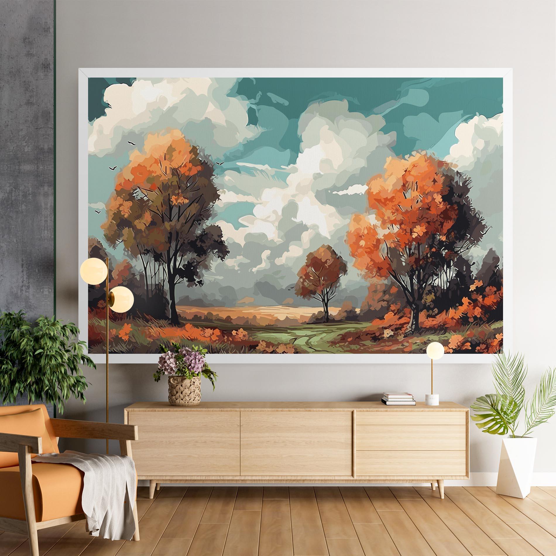 Картина на платно Autumn Art mockup 9