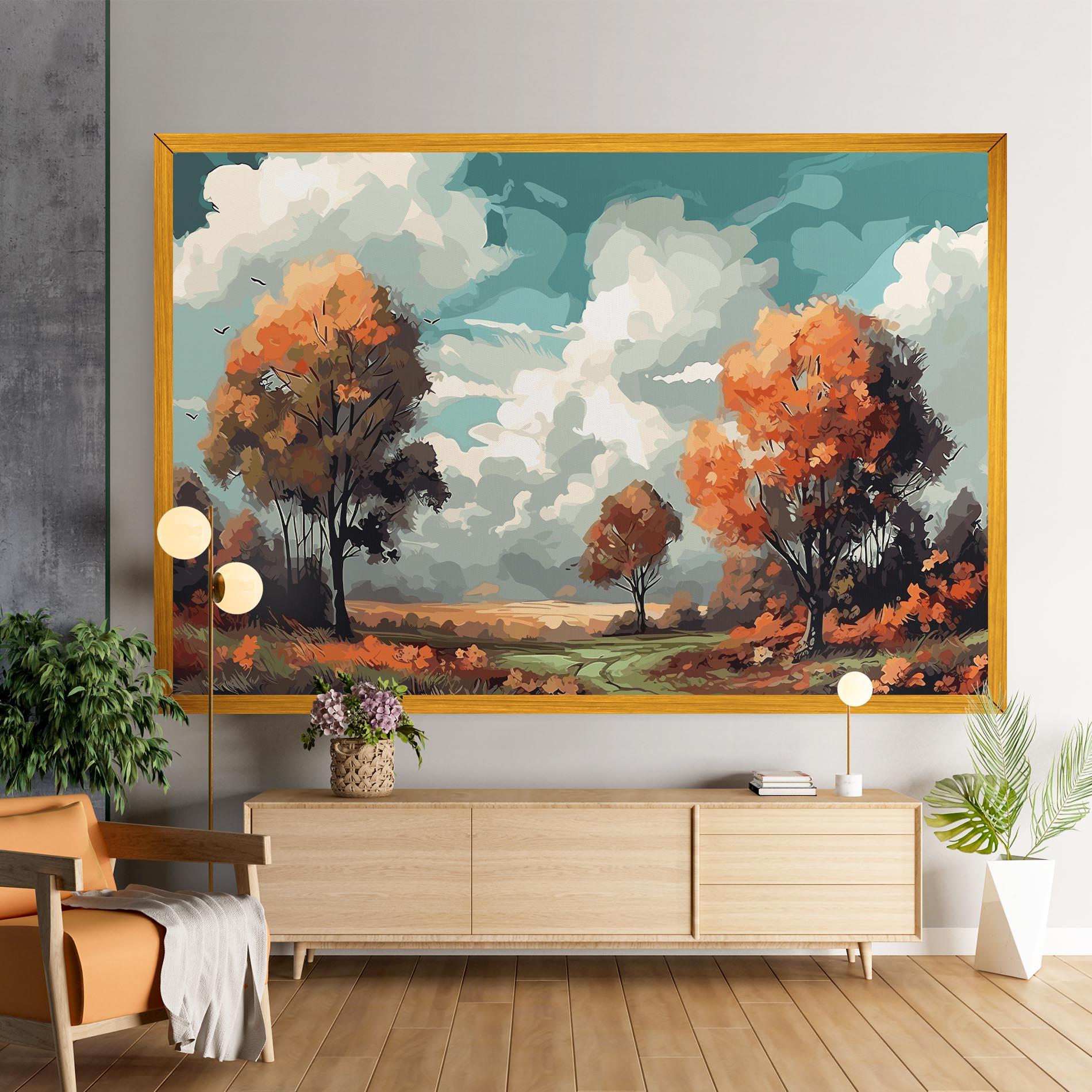 Картина на платно Autumn Art mockup 9