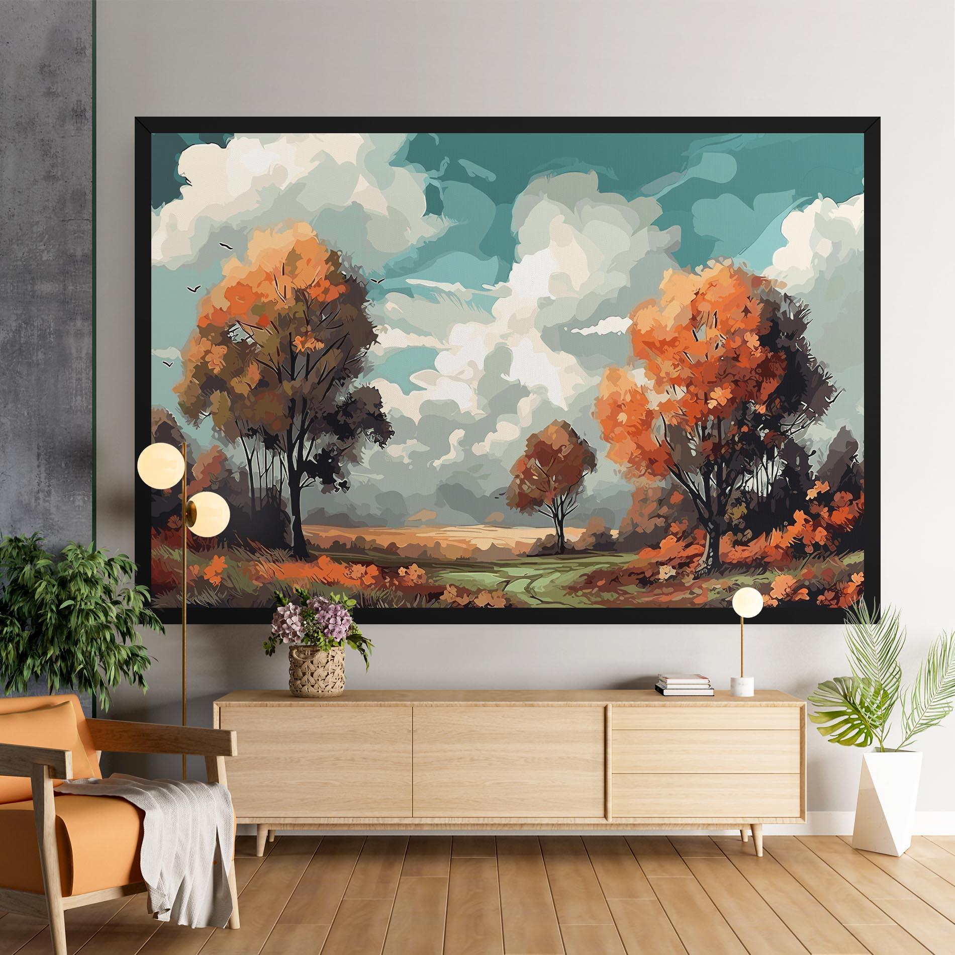 Картина на платно Autumn Art mockup 9
