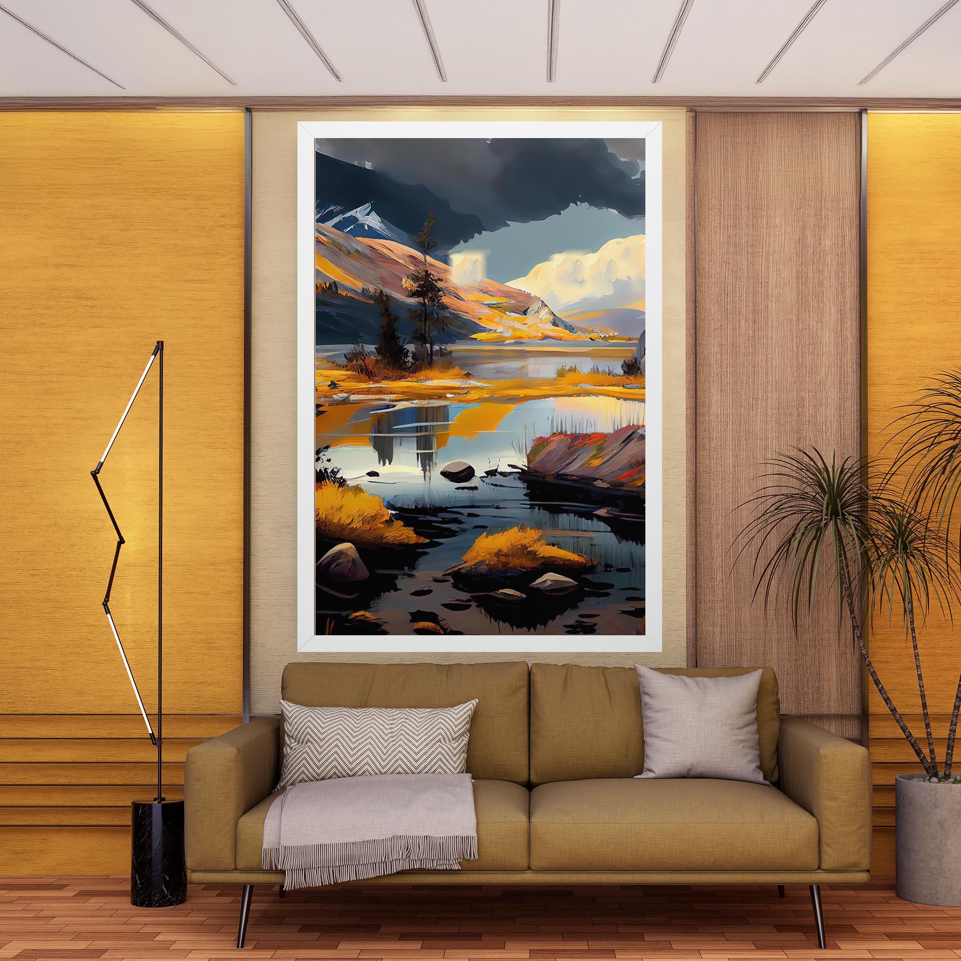 Картина на платно Autumn Landscape mockup 9