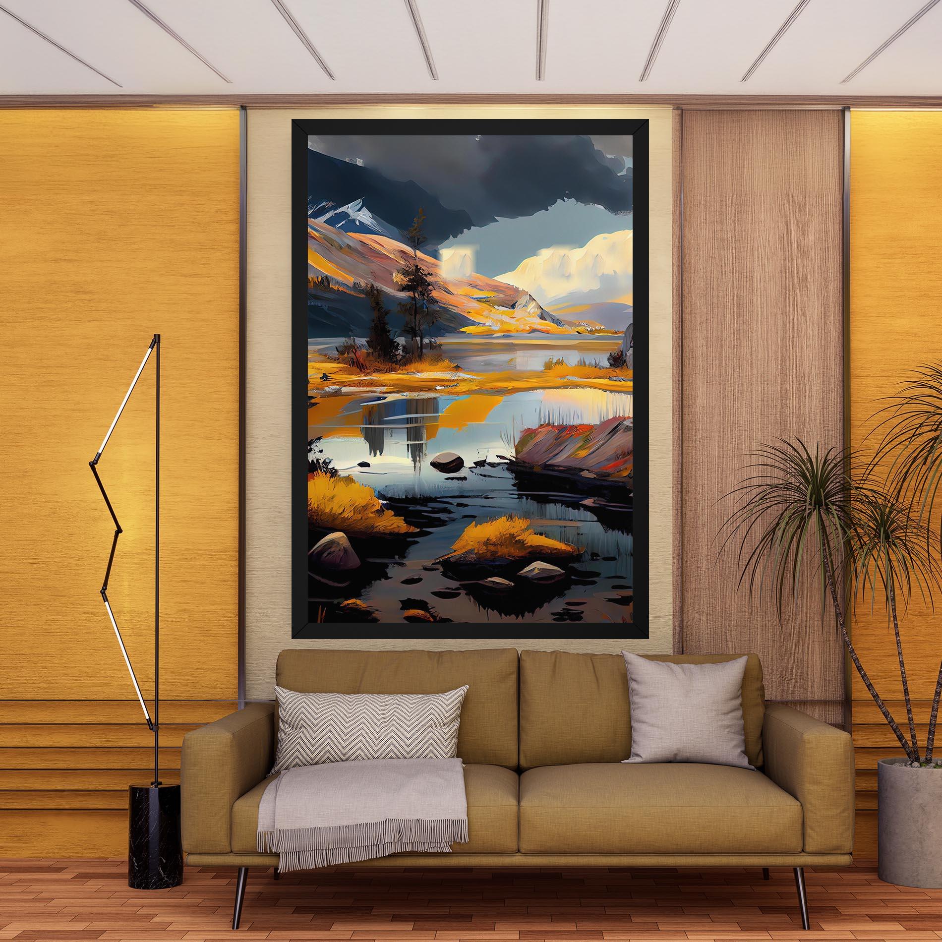 Картина на платно Autumn Landscape mockup 9