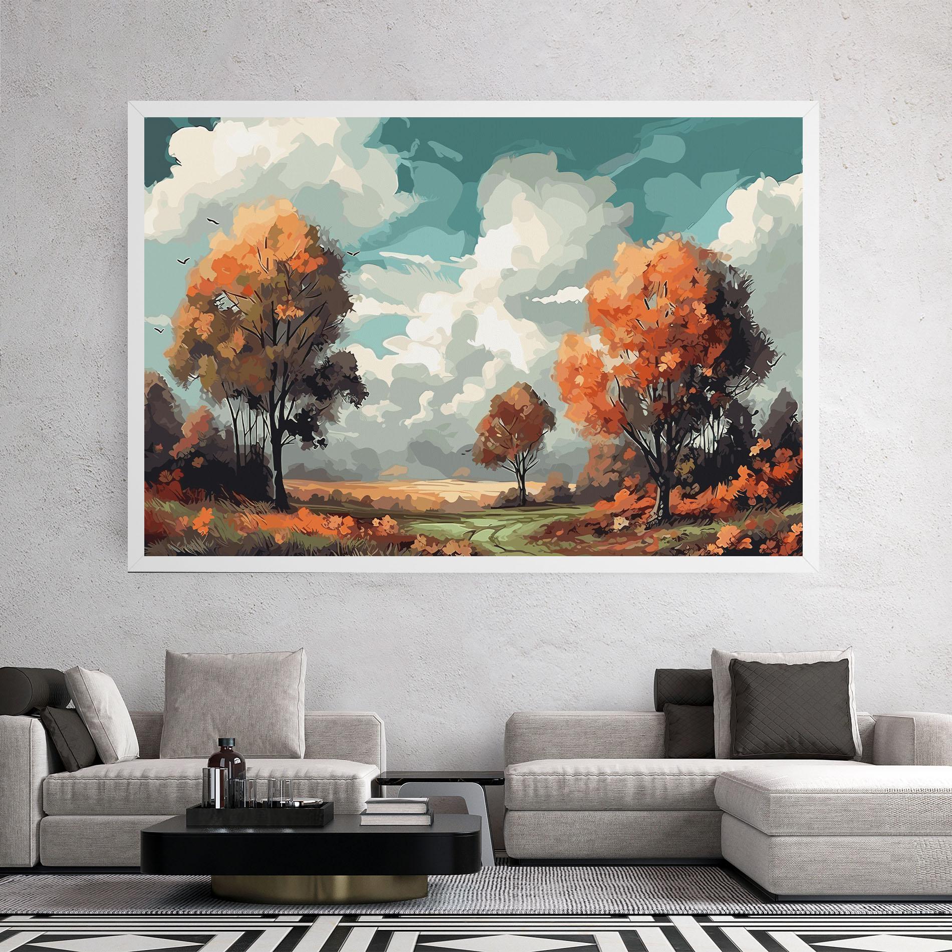 Картина на платно Autumn Art mockup 2