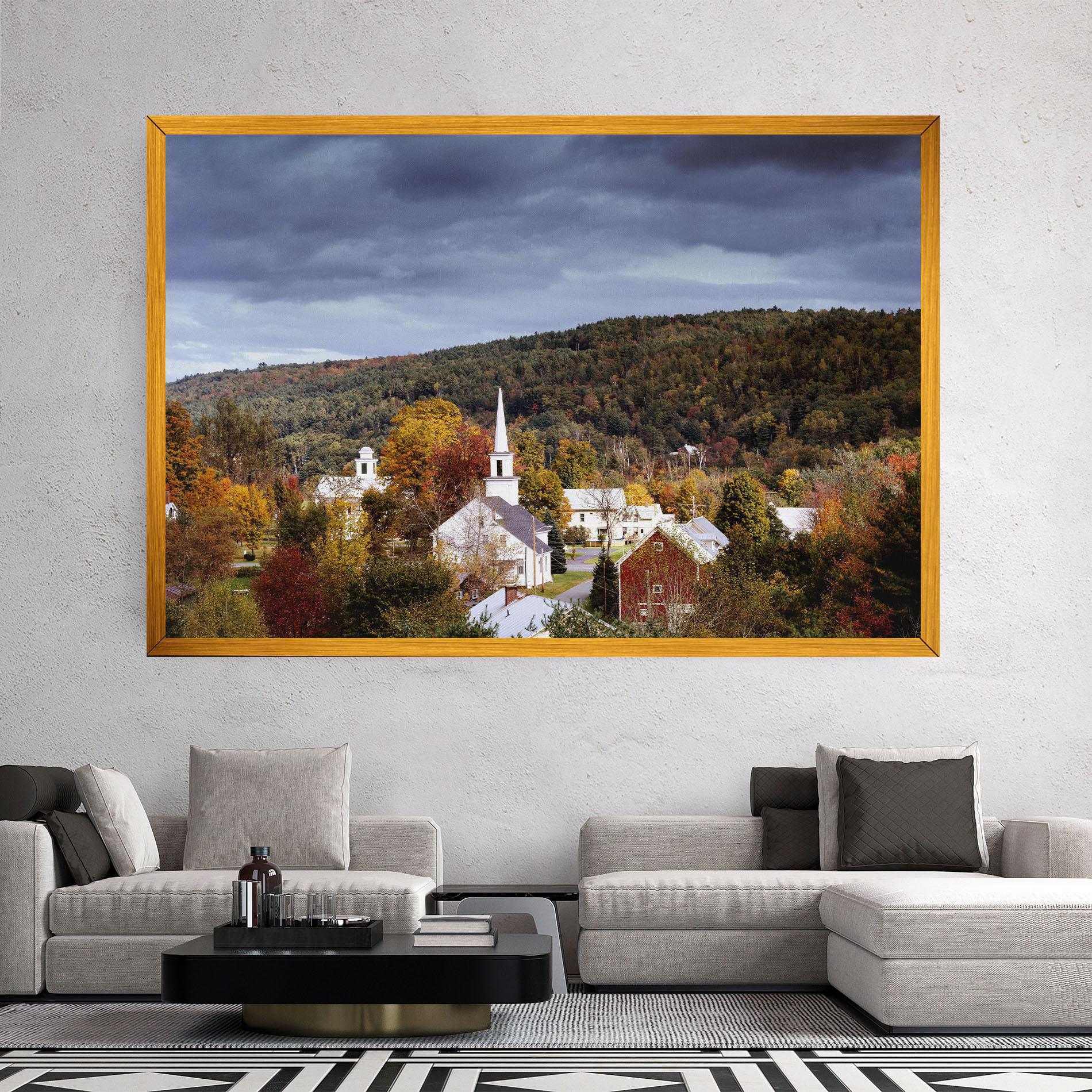 Картина на платно Autumn Trees mockup 2