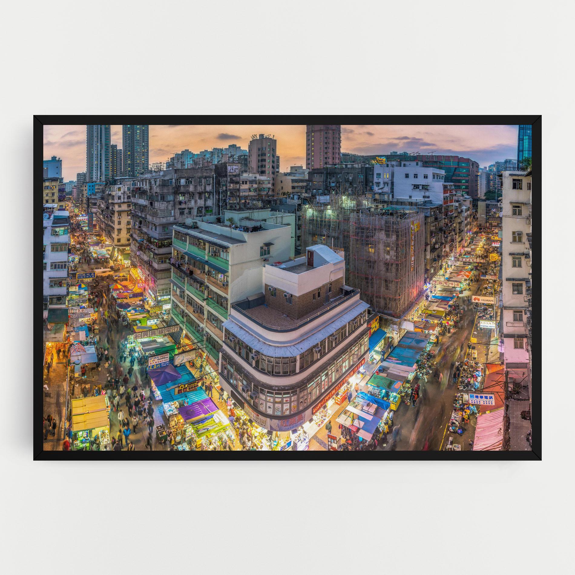 Картина на платно Colorful Building mockup 0