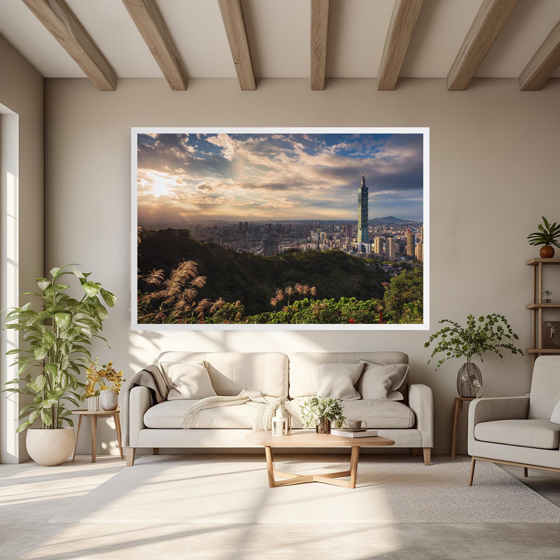 Картина на платно Big Building Daylight mockup 6