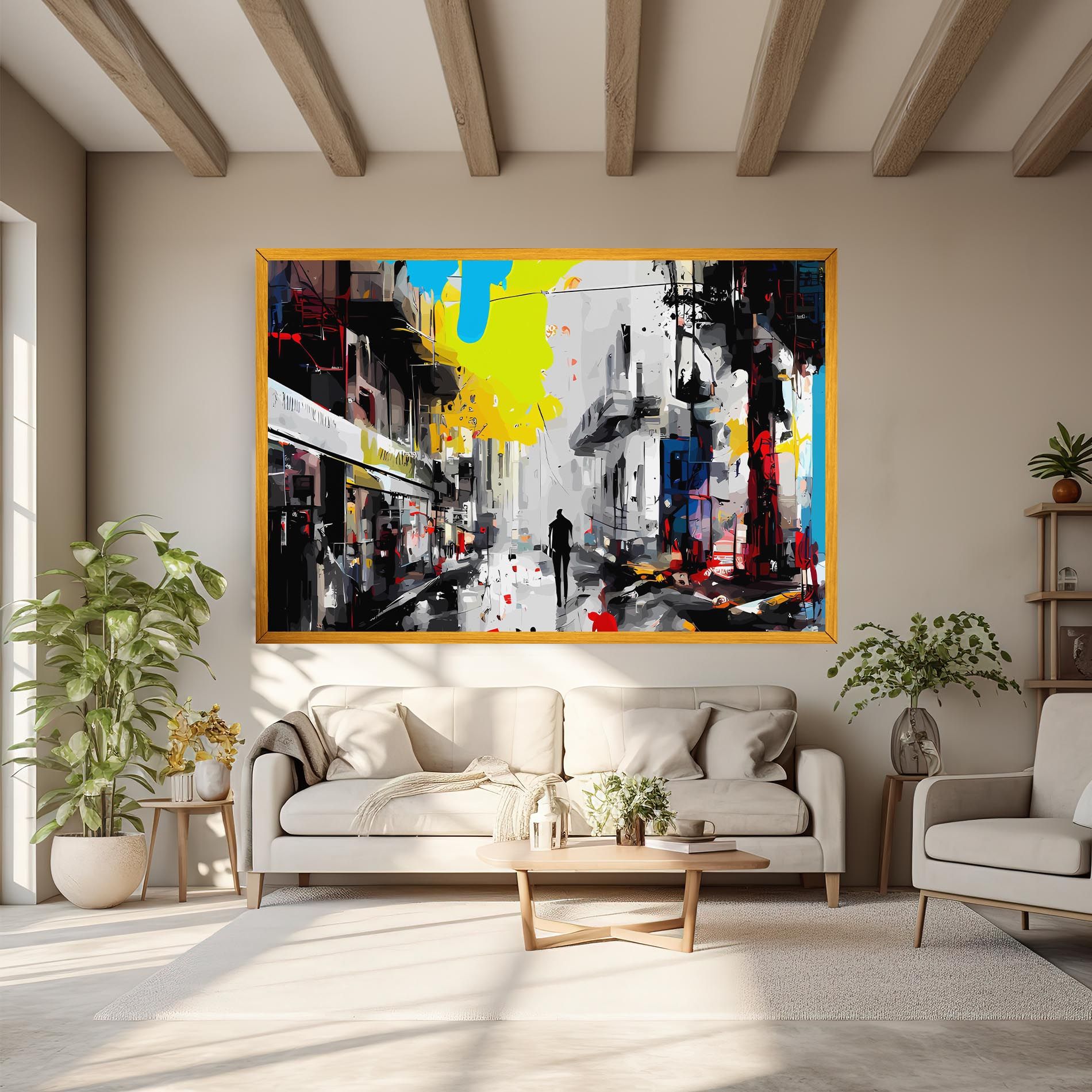 Grunge City Art mockup 6