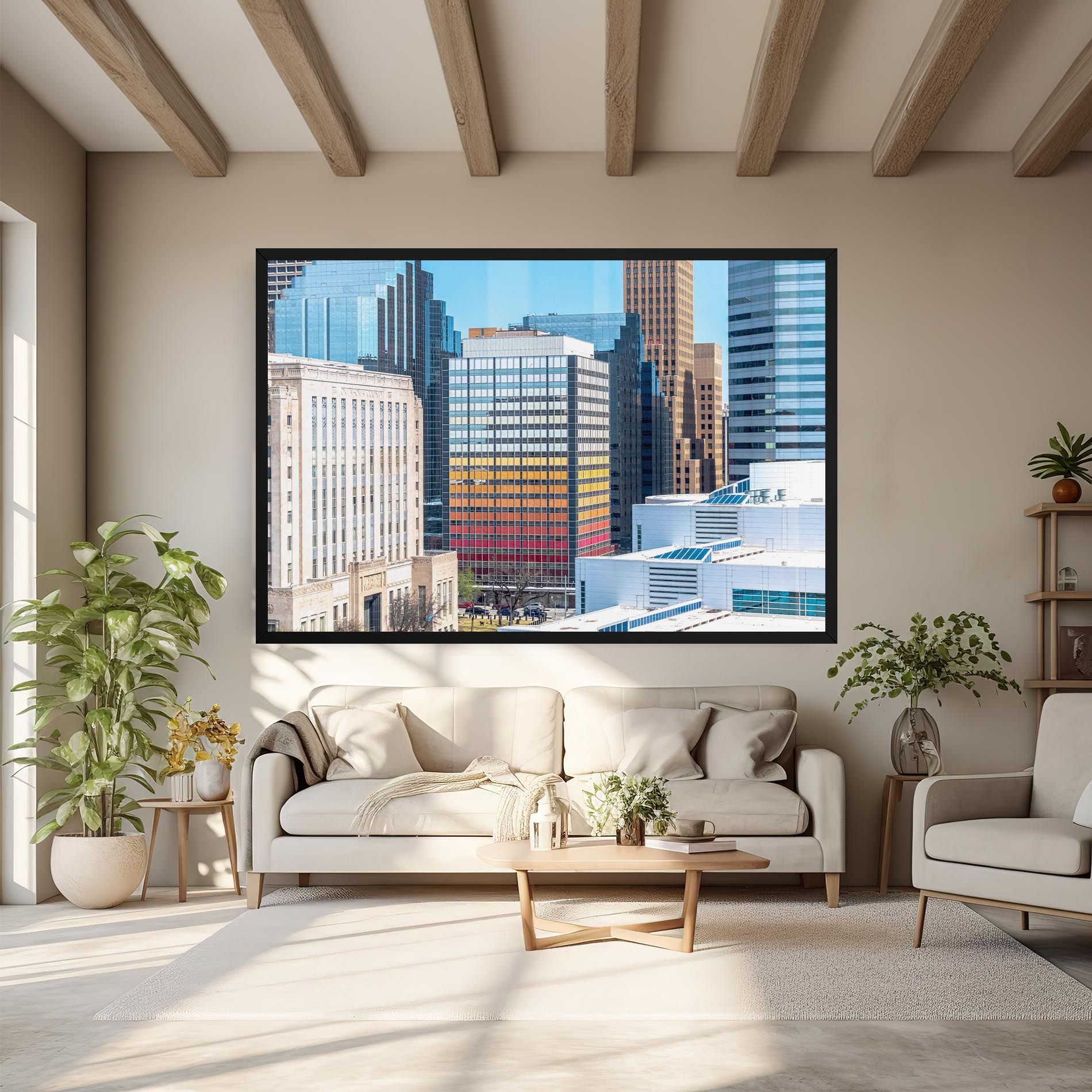 Colorful Urban Building mockup 6