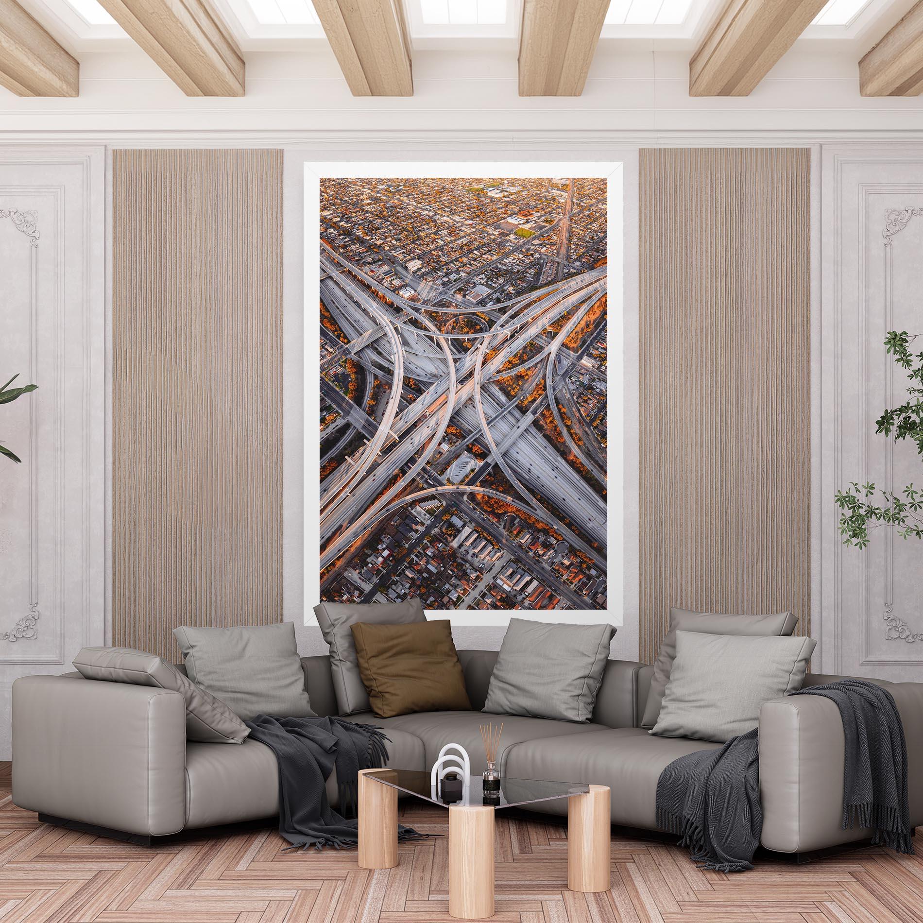Картина на платно Big Road City mockup 6