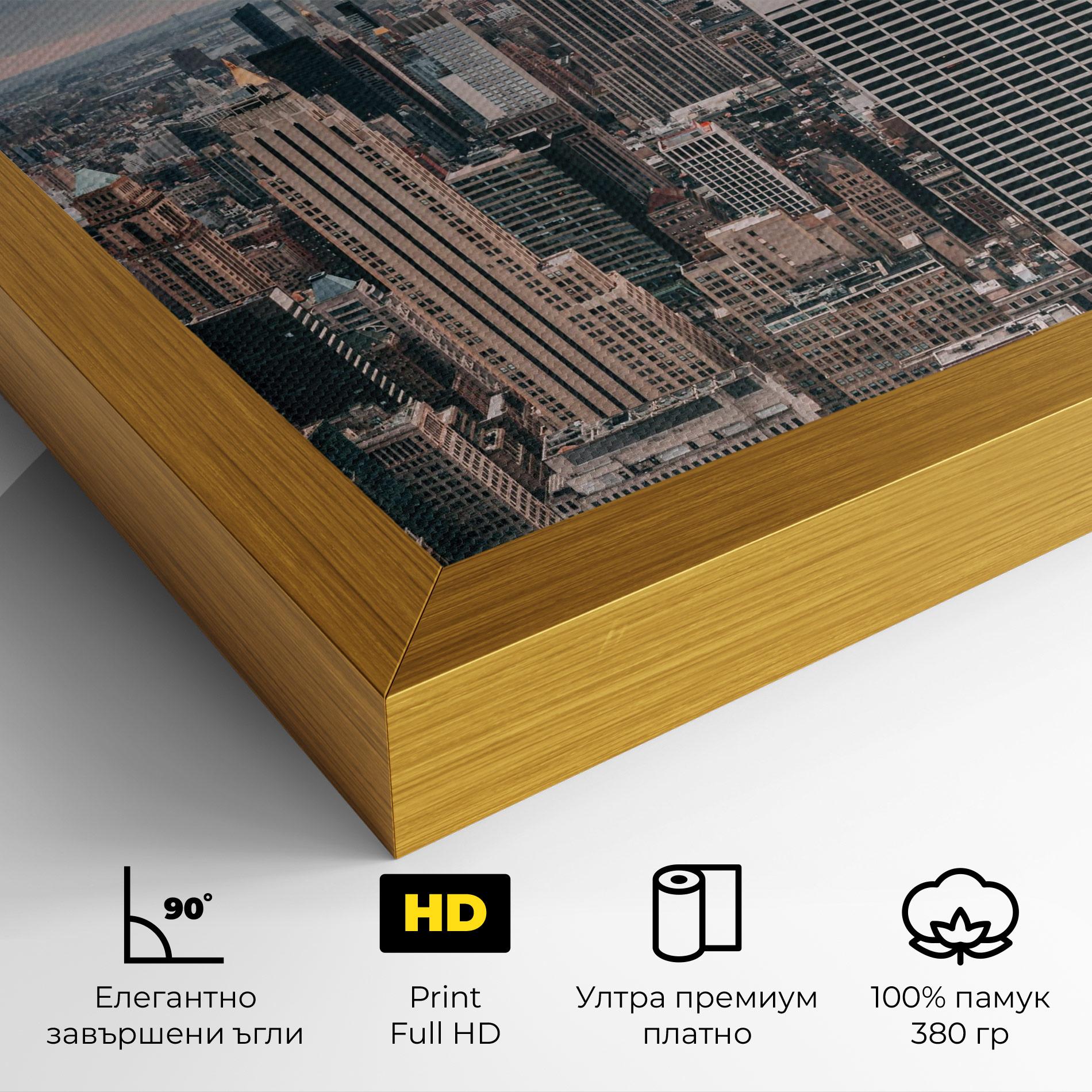 Картина на платно High View Building mockup 4