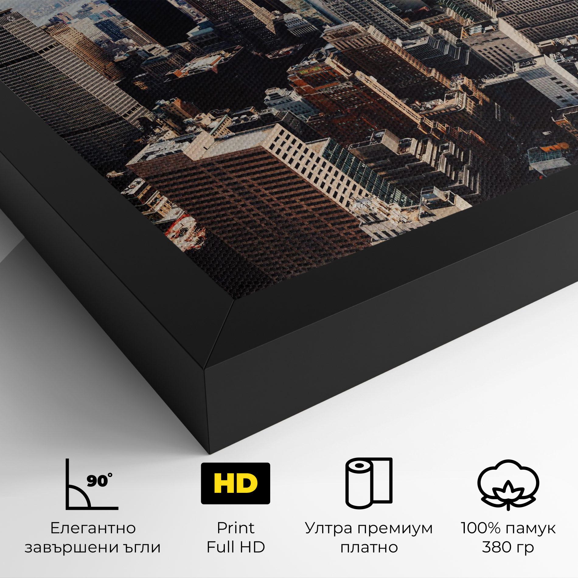 Картина на платно Building Mix View mockup 4