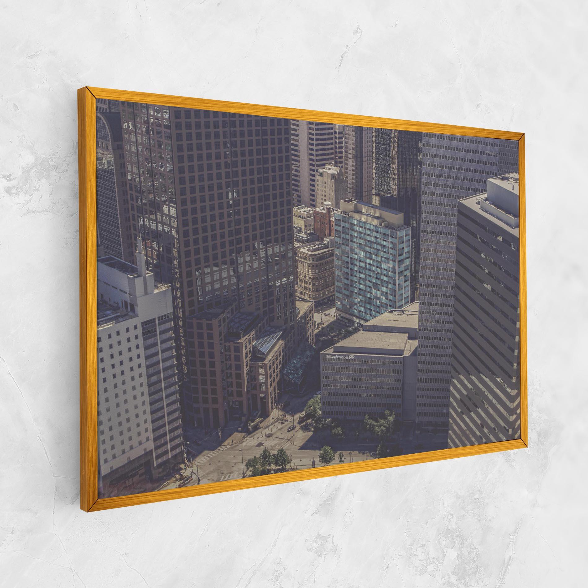 Картина на платно Cream Light Building mockup 1