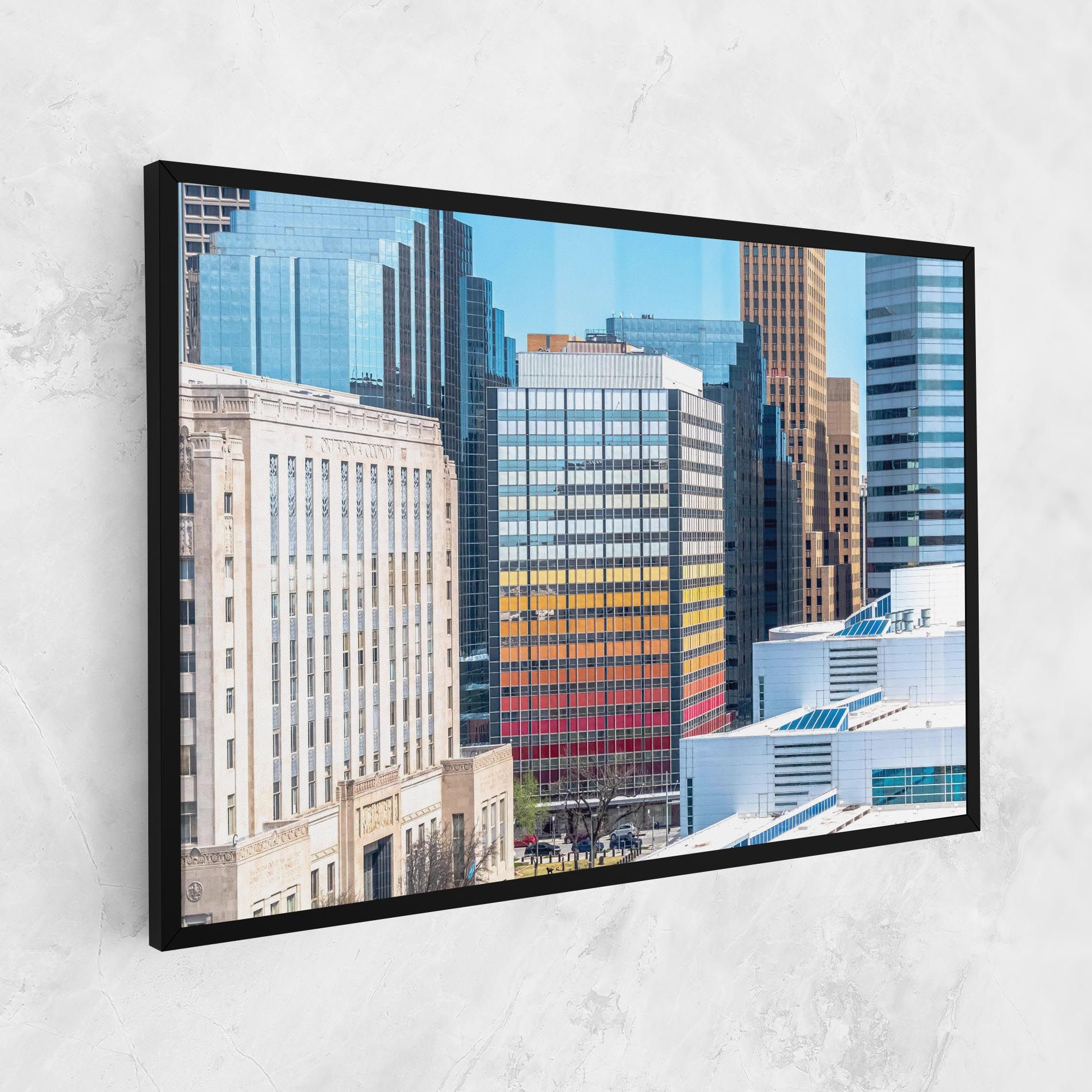 Colorful Urban Building mockup 1