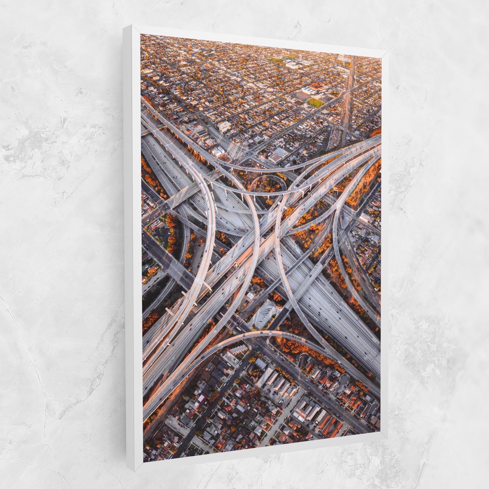 Картина на платно Big Road City mockup 1