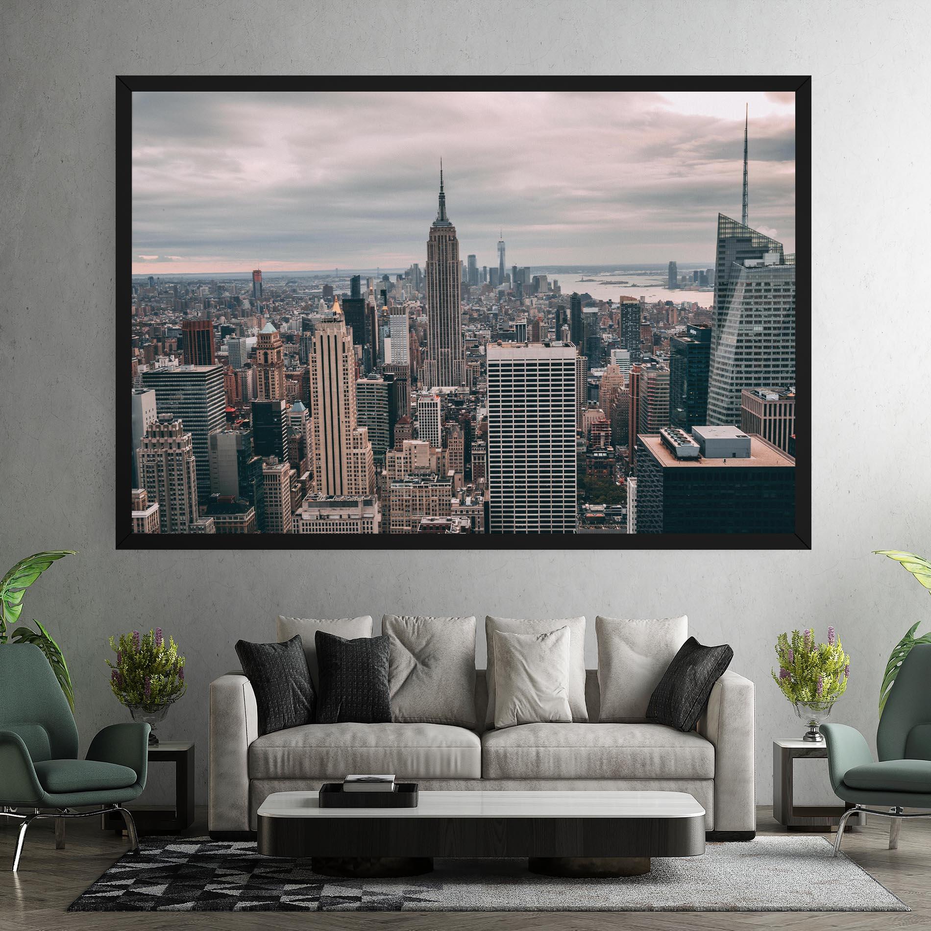 Картина на платно High View Building mockup 7