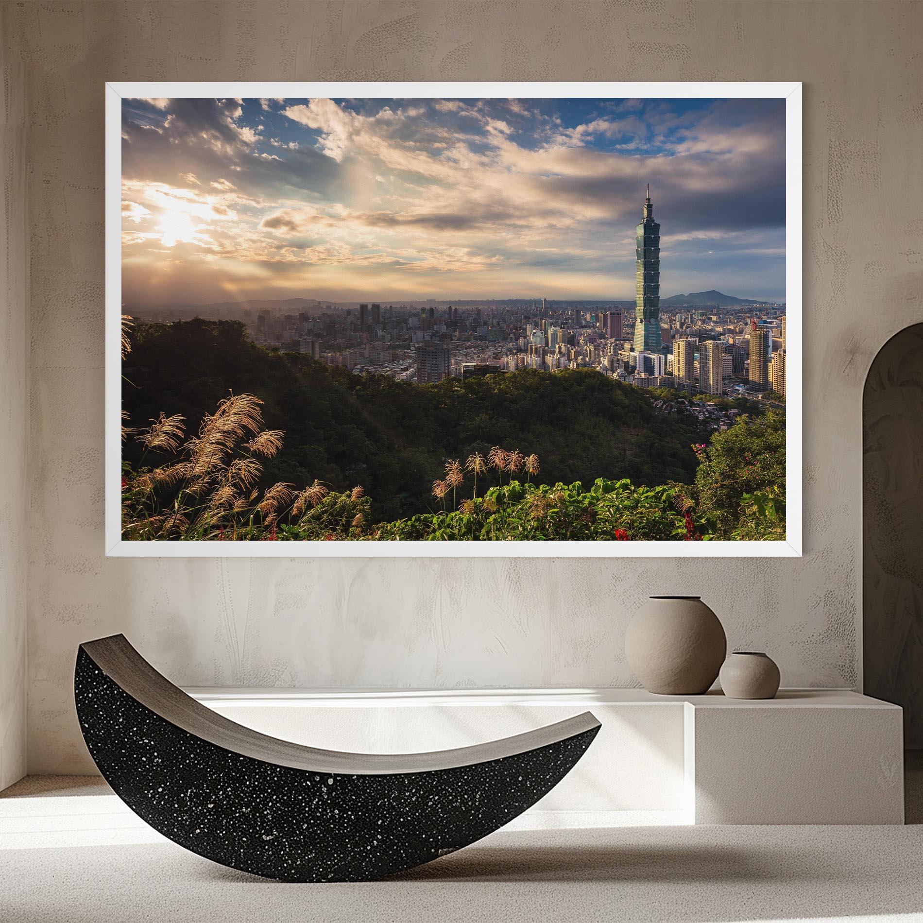 Картина на платно Big Building Daylight mockup 8