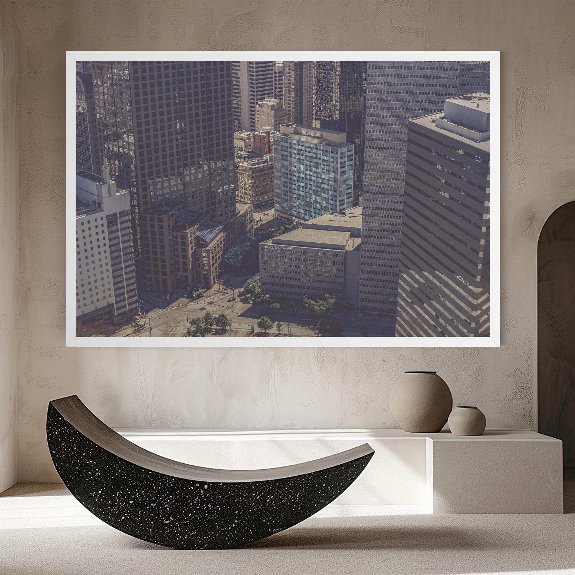 Картина на платно Cream Light Building mockup 8