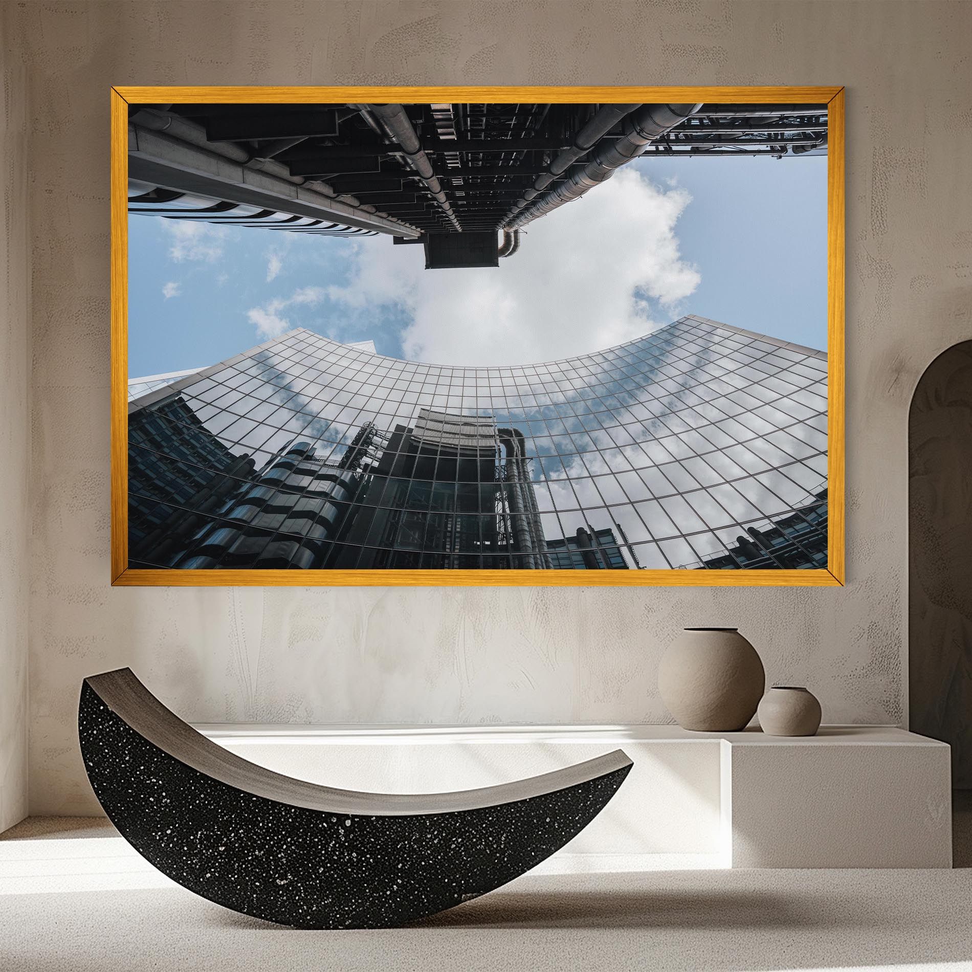 Cloud Big Building mockup 8