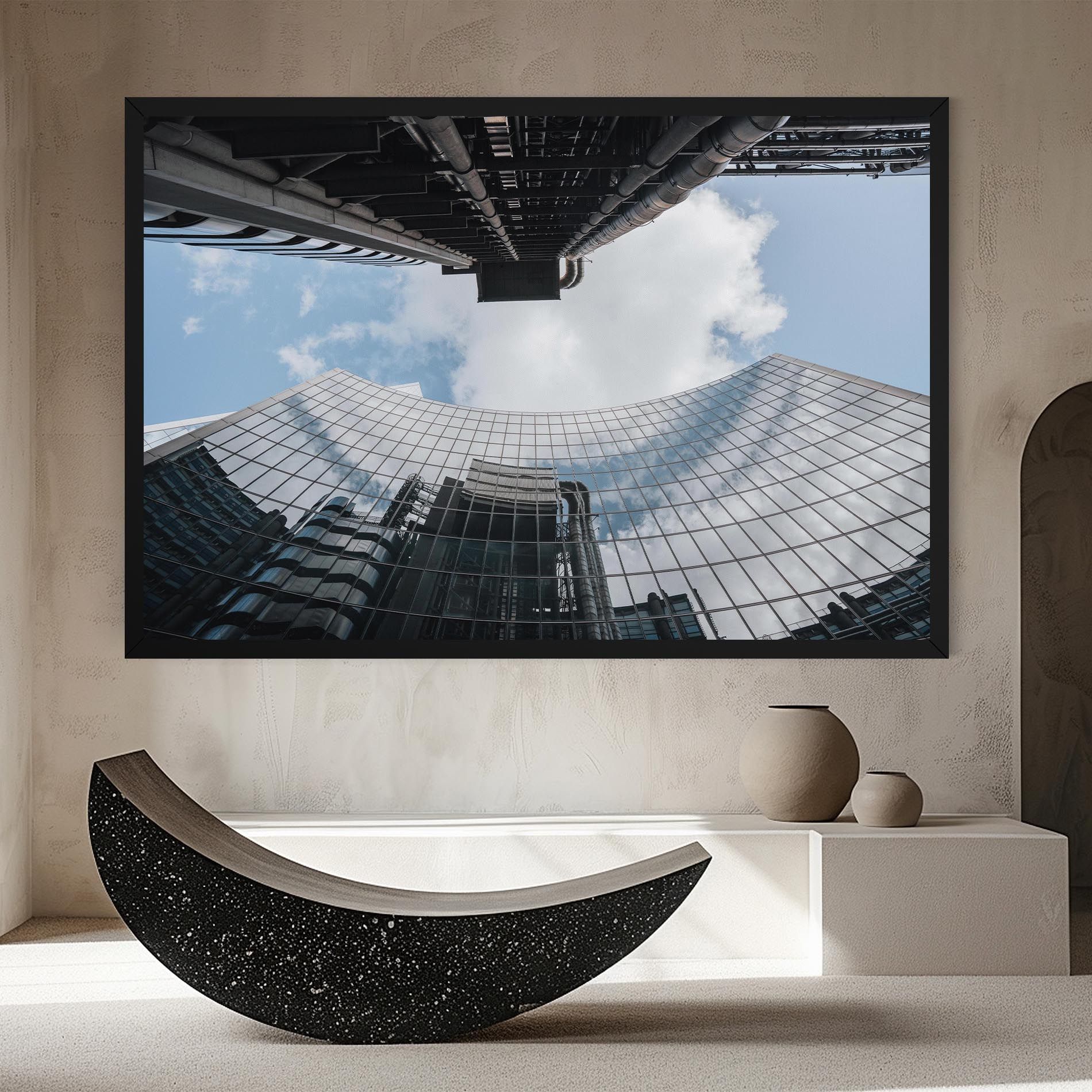 Cloud Big Building mockup 8